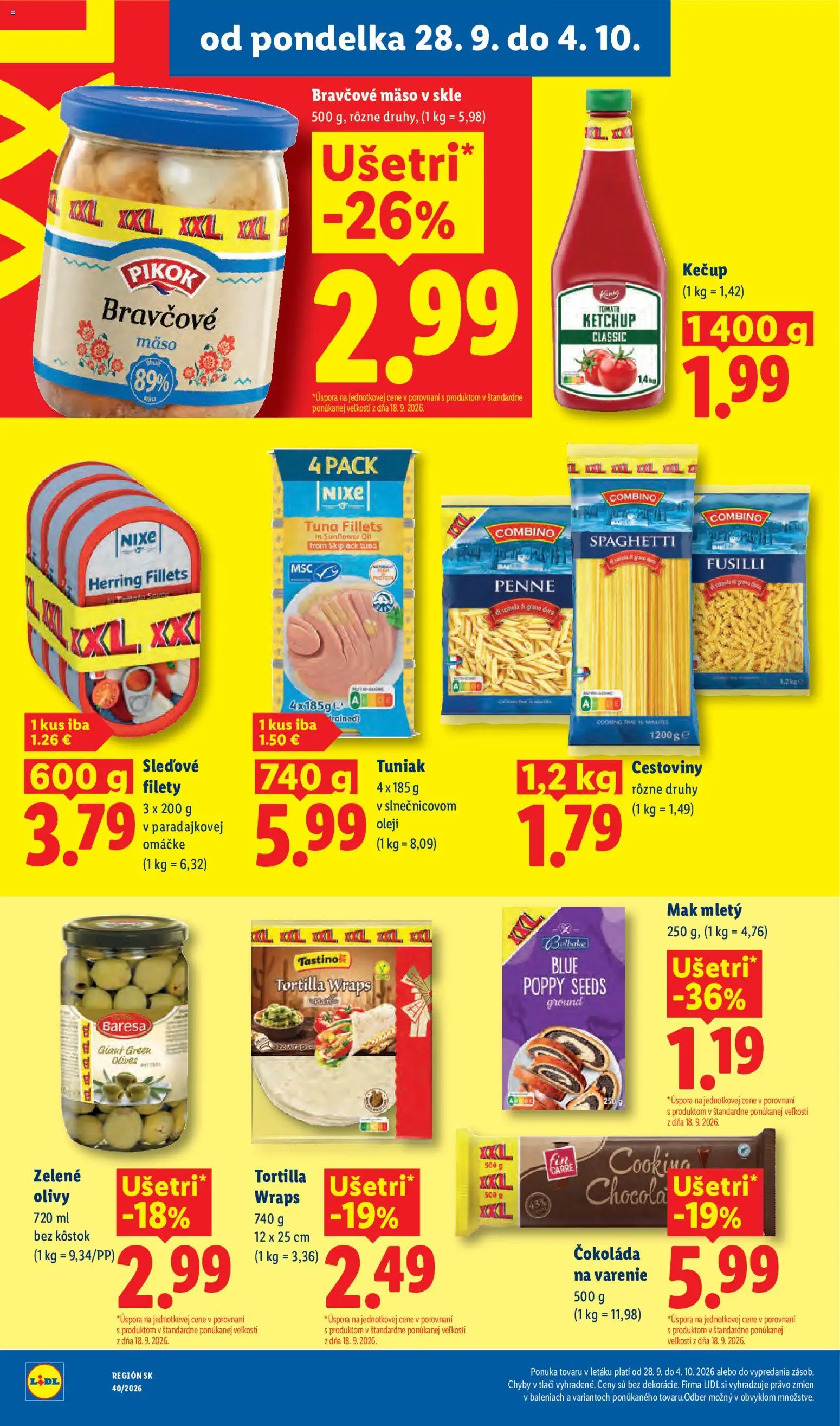 Nové Lidl akcie – leták je platný od 28.09.2026 | Strana: 36