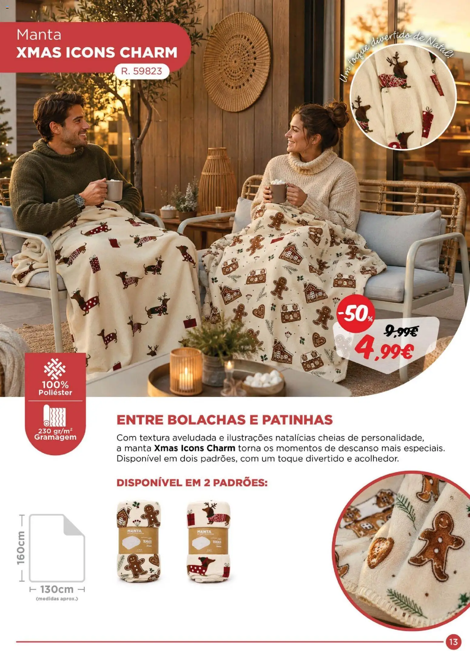 Espaço Casa Catálogo de Mantas 2026 │ válido de 28/10/2026 | Página: 13 | Produtos: Bolachas, Manta
