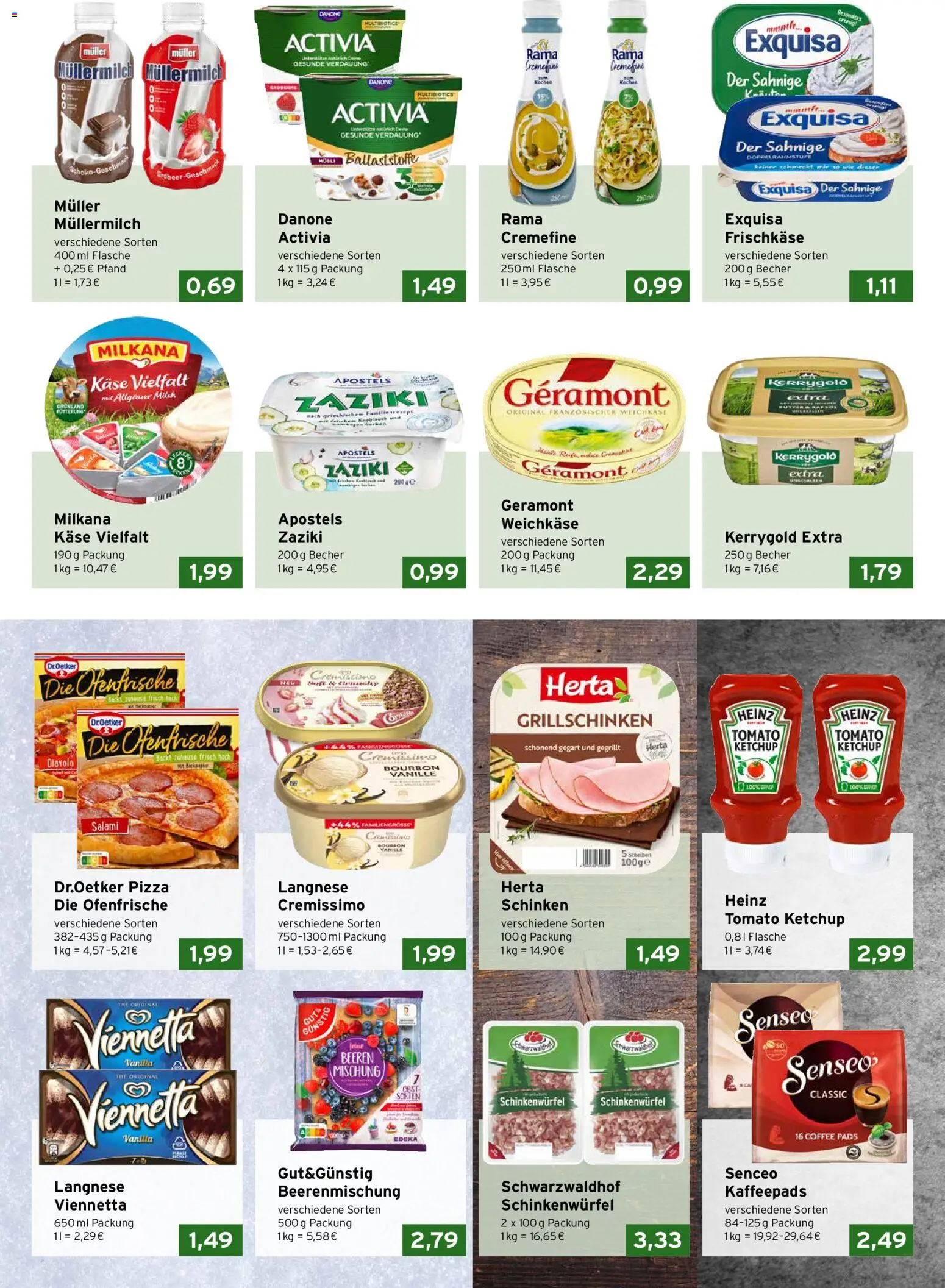 CAP Markt Prospekt – gültig ab 27.07.2026 | Seite: 2 | Produkte: Activia, Geramont, Käse, Frischkase