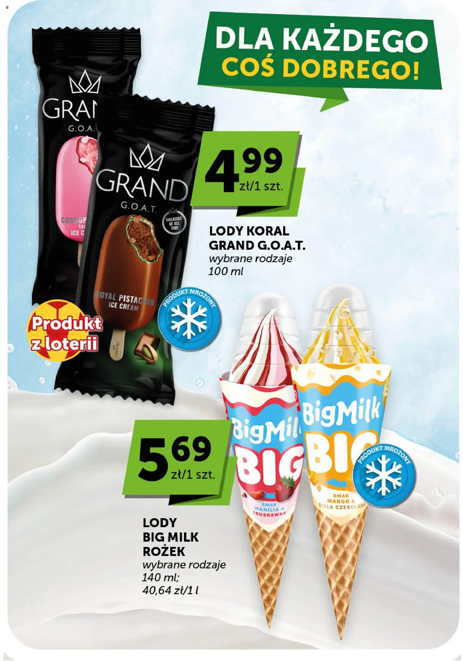 ABC gazetka - Minimarket od 02.07.2026 | Strona: 21 | Produkty: Mango, Big Milk, Lody koral, Czekolada