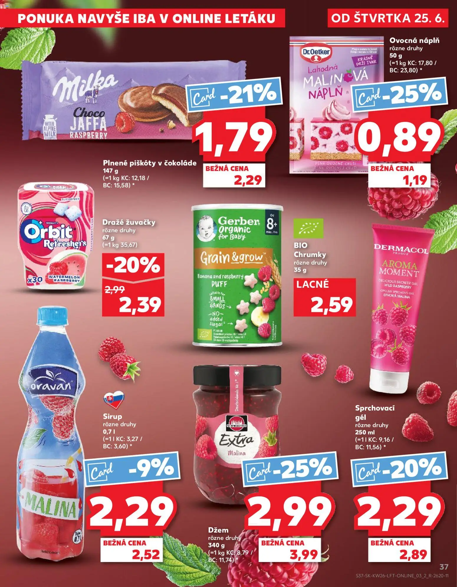 Nové Kaufland akcie – leták je platný od 25.06.2026 | Strana: 37