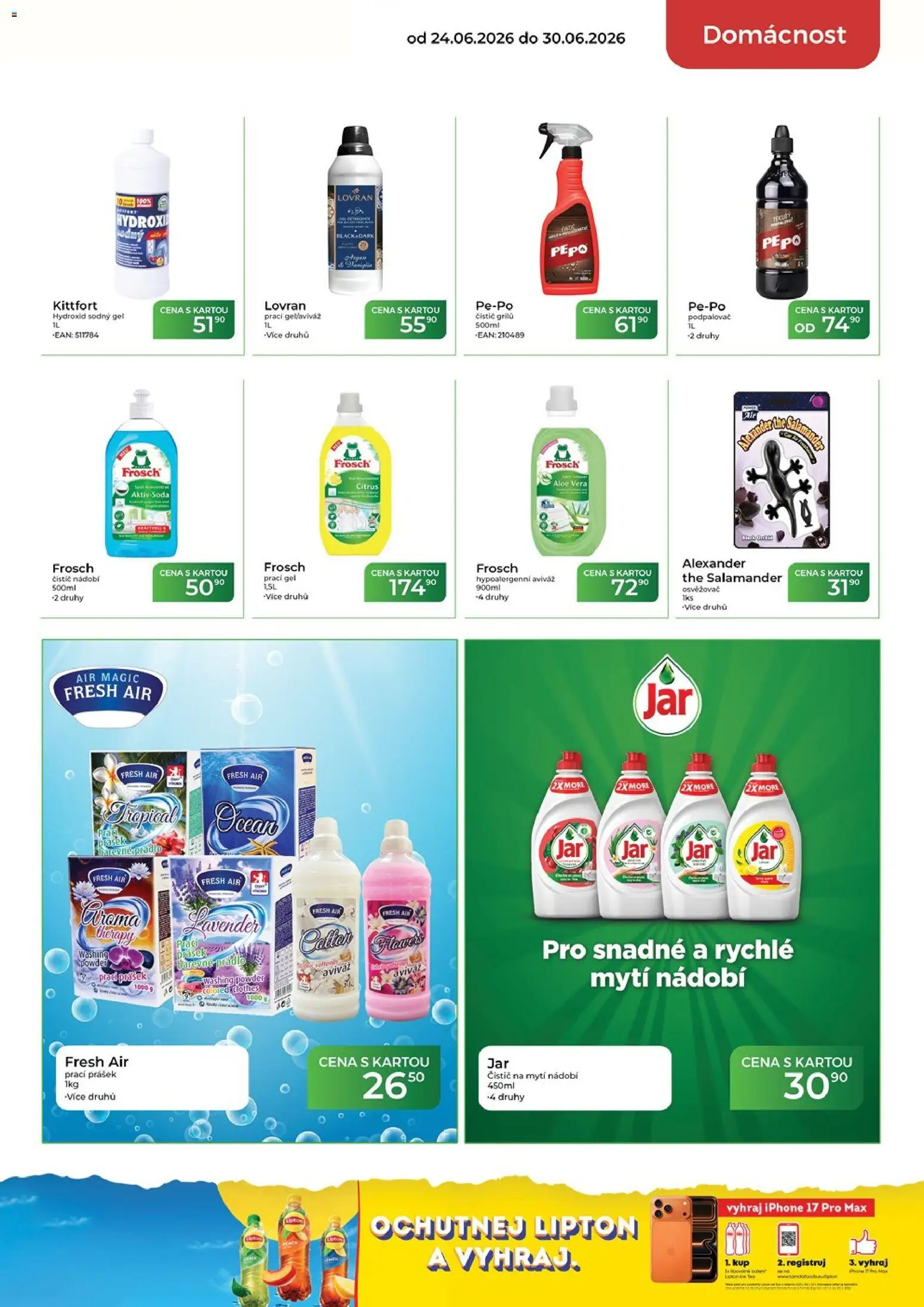Tamda Foods leták od 24.06.2026 | Strana: 53 | Produkty: Iphone, Aloe vera, Hydroxid sodný, Prací Prášek