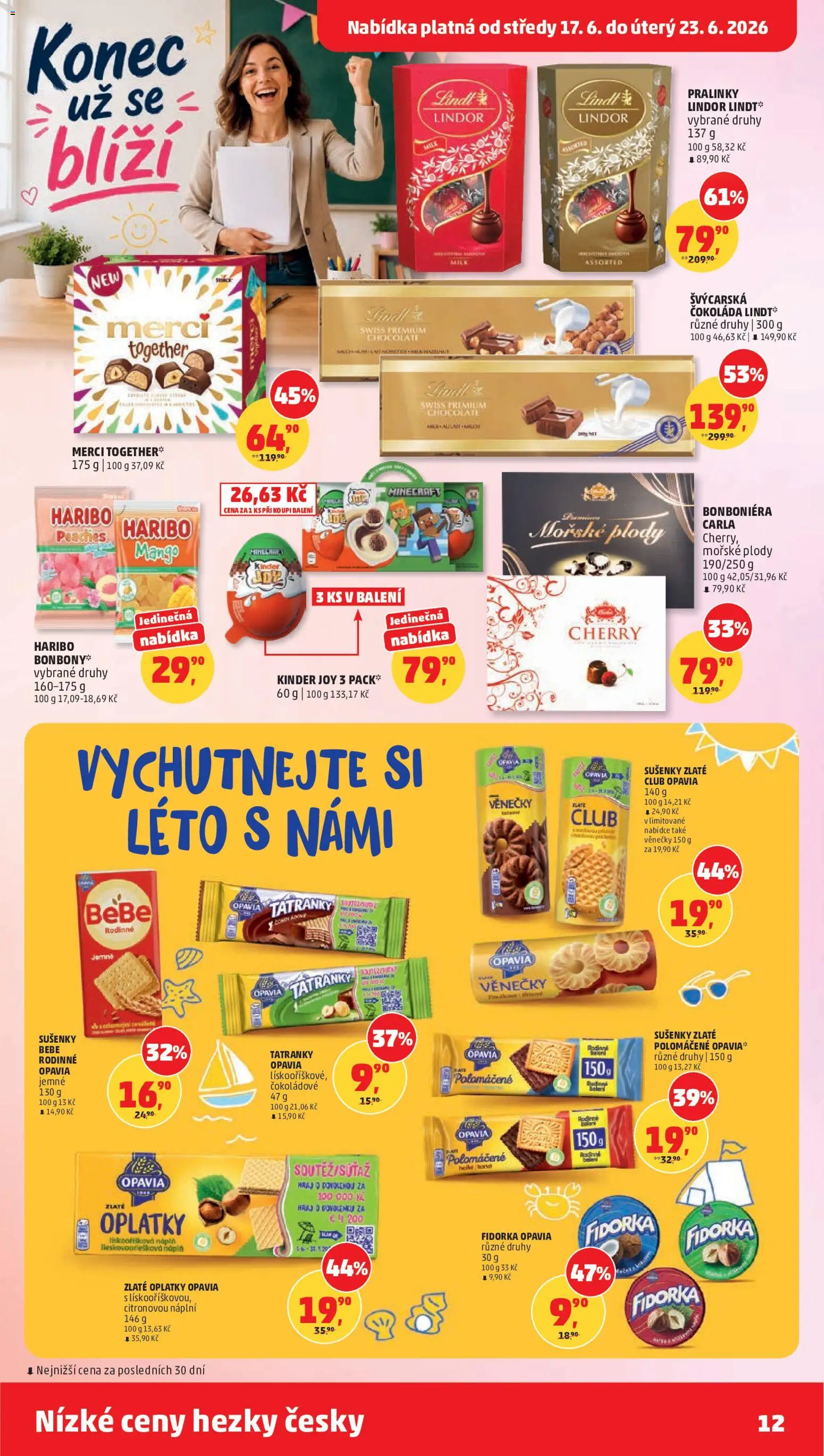 Penny Market leták od 17.06.2026 | Strana: 12 | Produkty: Bonboniéra, Merci, Oplatky, Sušenky