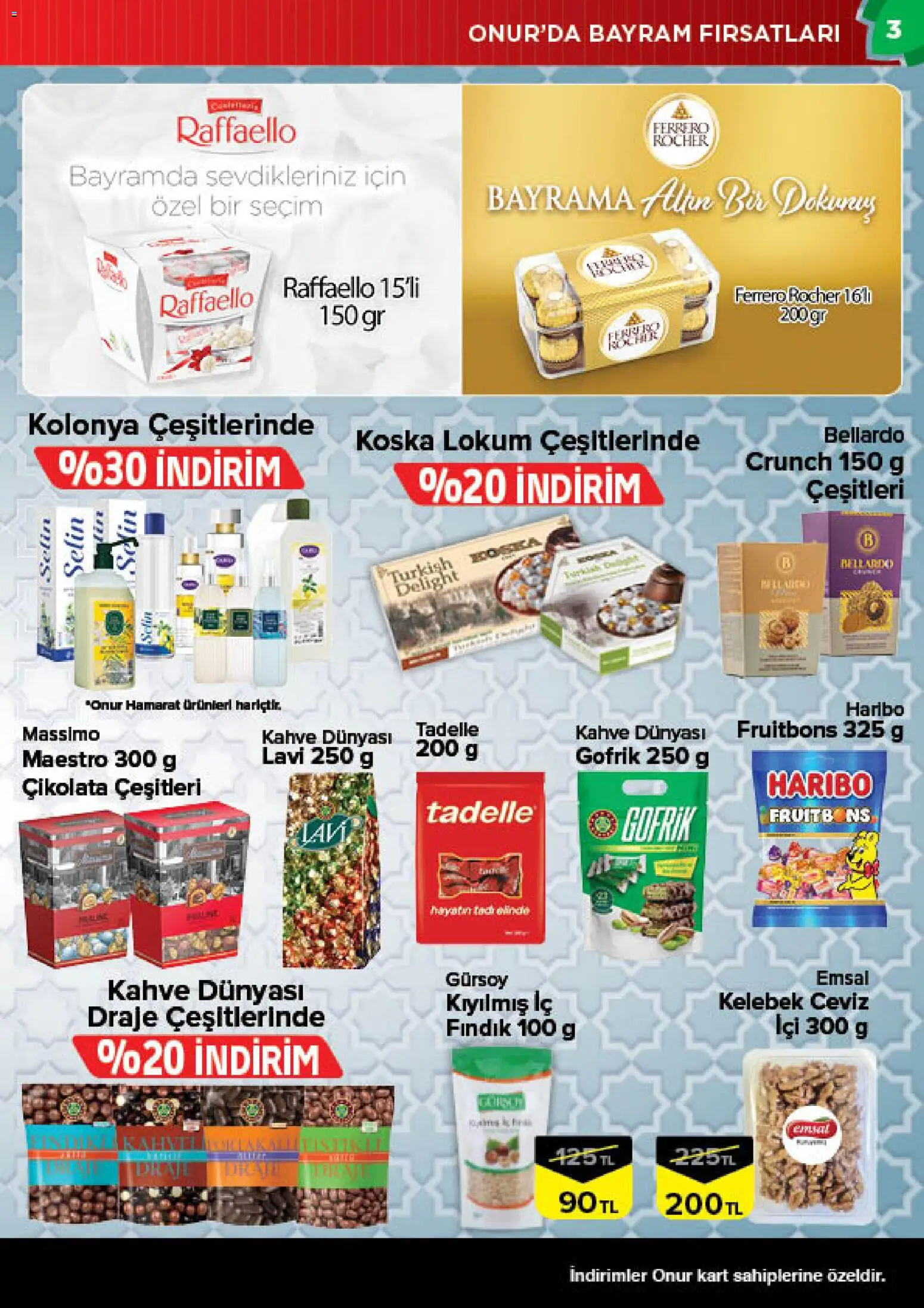 Onur Market Katalog - 12.05.2026 tarihinden itibaren geçerlidir | Sayfa: 3