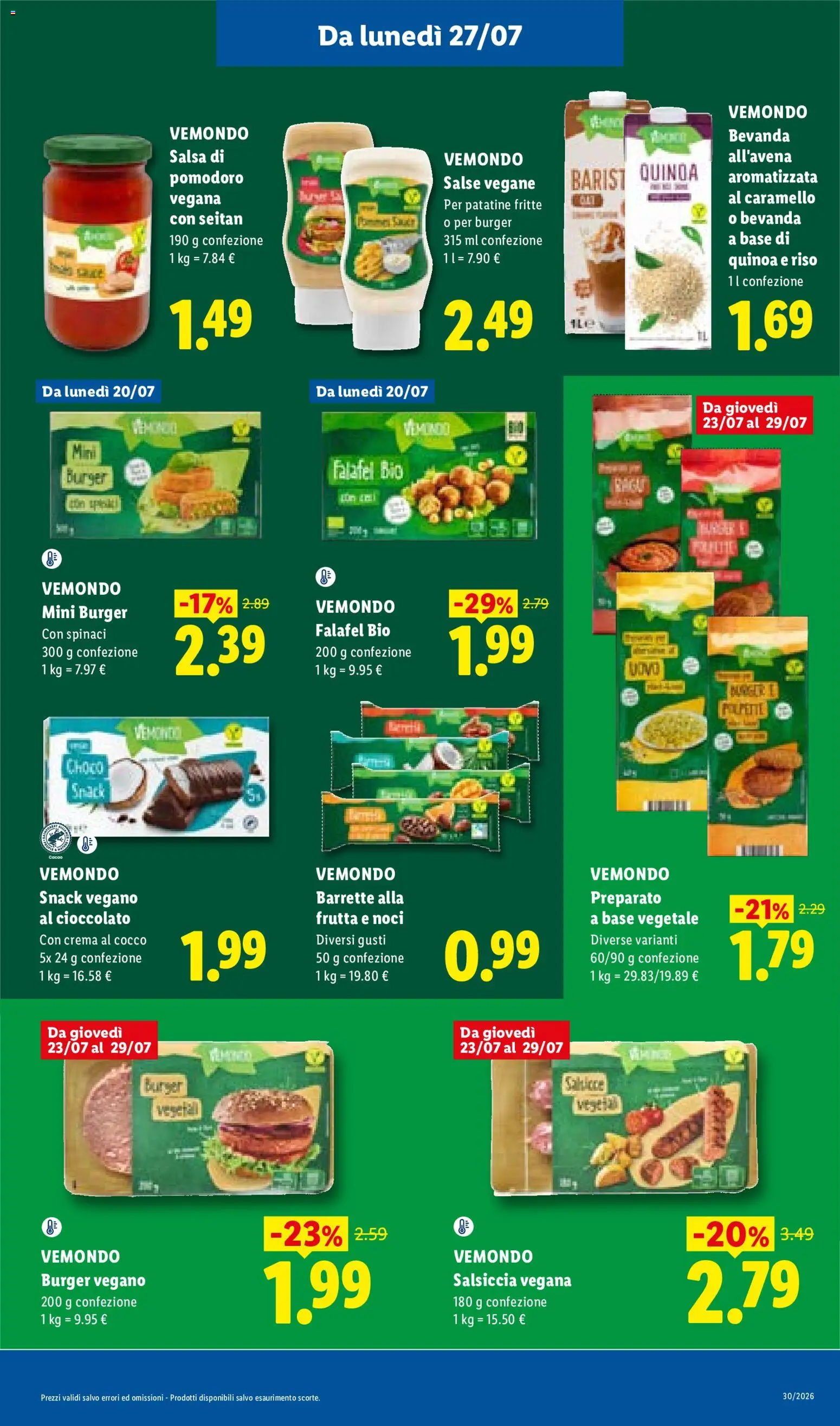 Volantino Lidl del 23/07/2026 | Pagina: 47 | Prodotti: Frutta, Noci, Cocco, Quinoa
