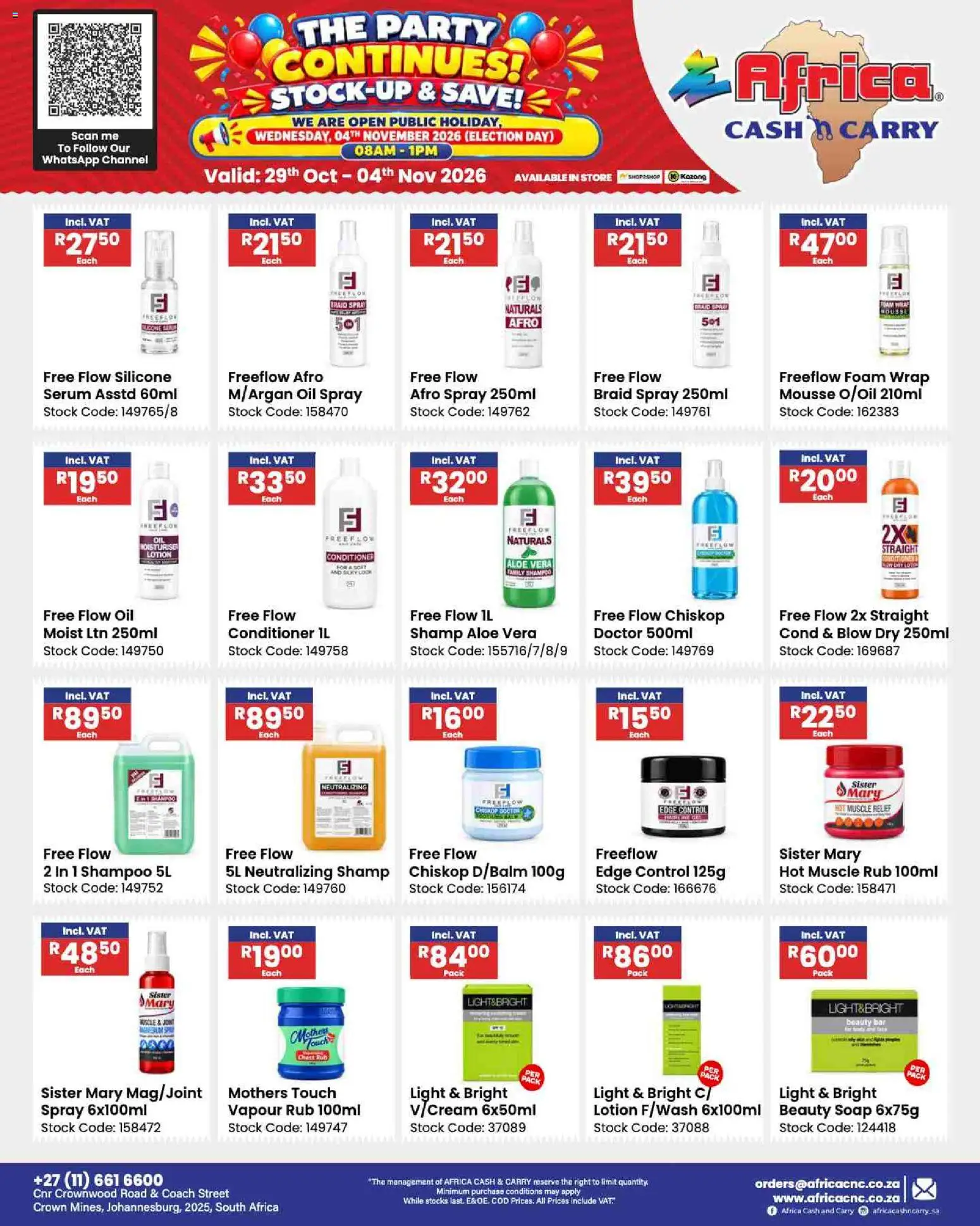 New Africa Cash & Carry catalogue – valid from 29/10/2026 | Page: 94