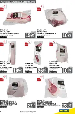 Metro Profesionalna rješenja za ugostiteljstvo - Pregled kataloga iz trgovine Metro, vrijedi od 01.06.2026 | Stranica: 7 | Proizvodi: Svinjski kare, Lopatica