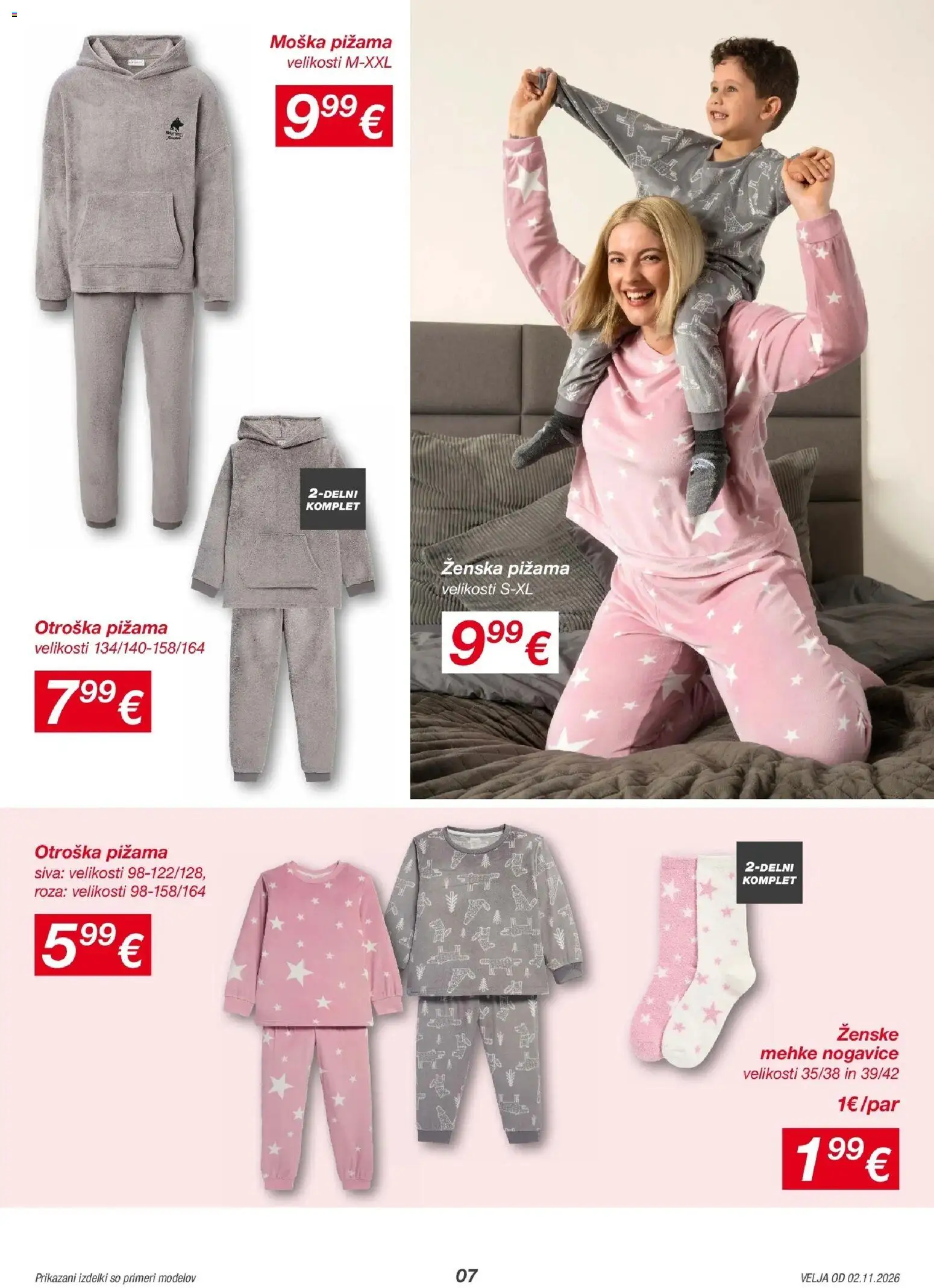 Kik katalog veljaven od 30.10.2026 | Stran: 7 | Izdelki: Pižama, Nogavice