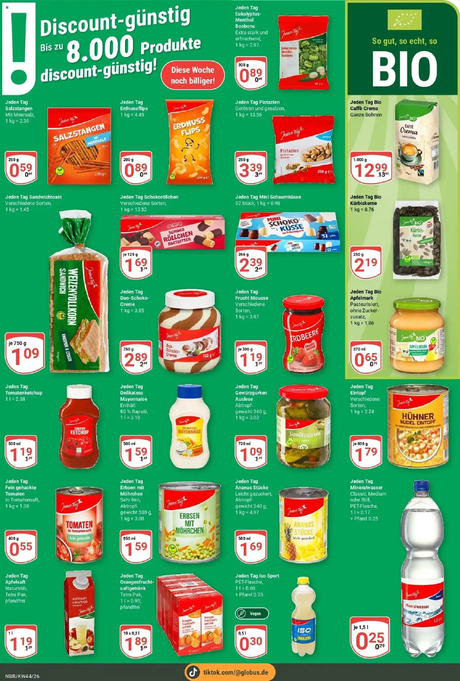 Globus Prospekt Neubrandenburg – gültig ab 26.10.2026 | Seite: 11 | Produkte: Ananas, Apfelsaft, Zucker, Fruchtsaft