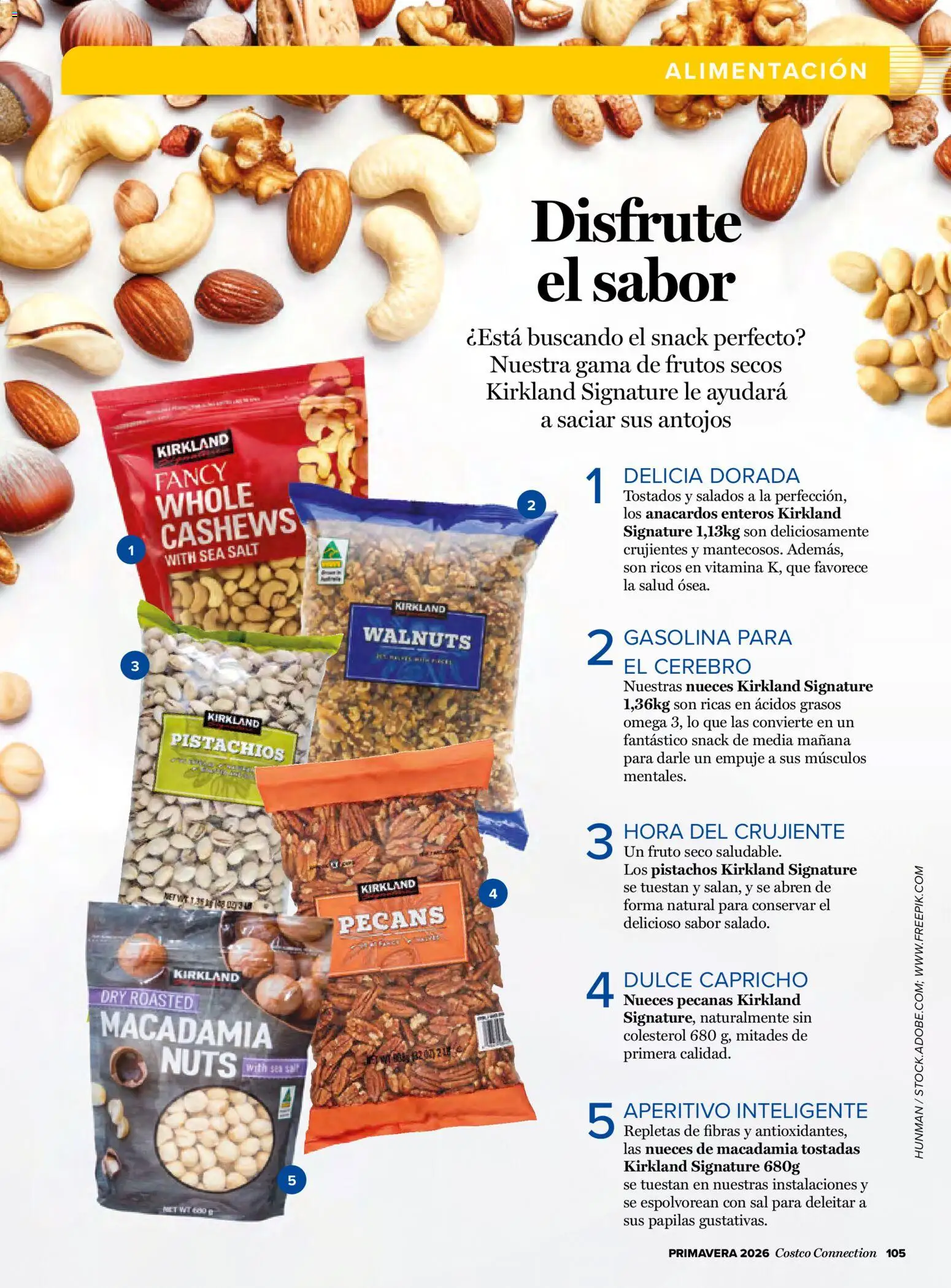 Costco catálogo │ válido desde el 19.03.2026 | Página: 105 | Productos: Frutos secos