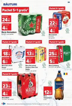 Ofertele Carrefour valabile de la 24.06.2026 | Pagină: 54 | Produse: Lime, Bere, Lămâie