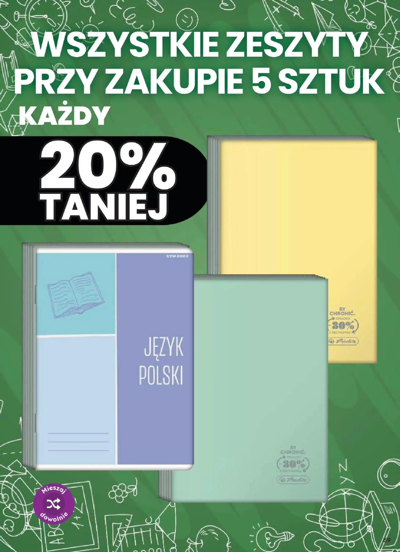 Dino gazetka od 12.08.2026 | Strona: 69 | Produkty: Zeszyty