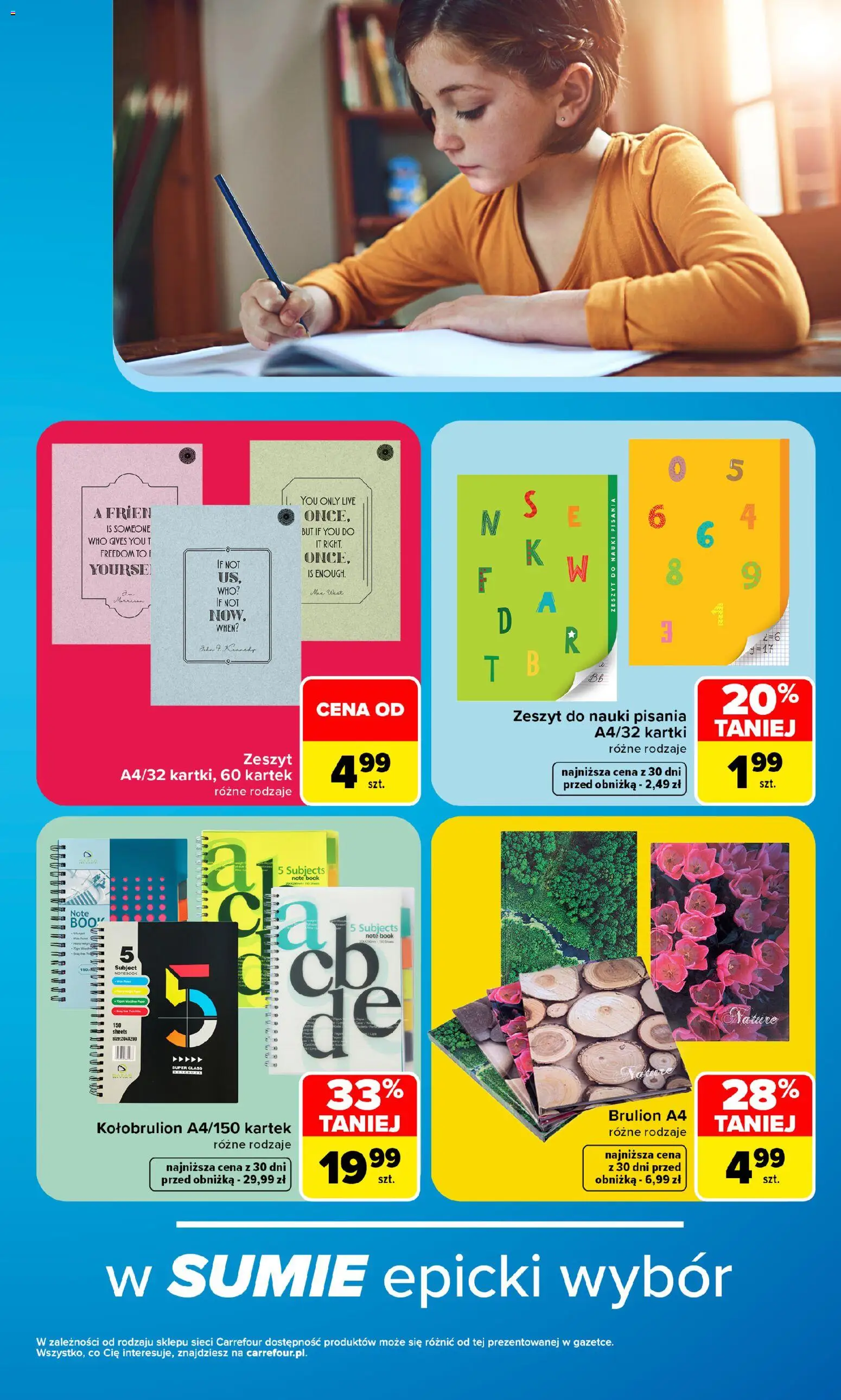 Carrefour gazetka - Szkoła nowy sezon IV od 27.07.2026 | Strona: 5 | Produkty: Notebook, Zeszyt
