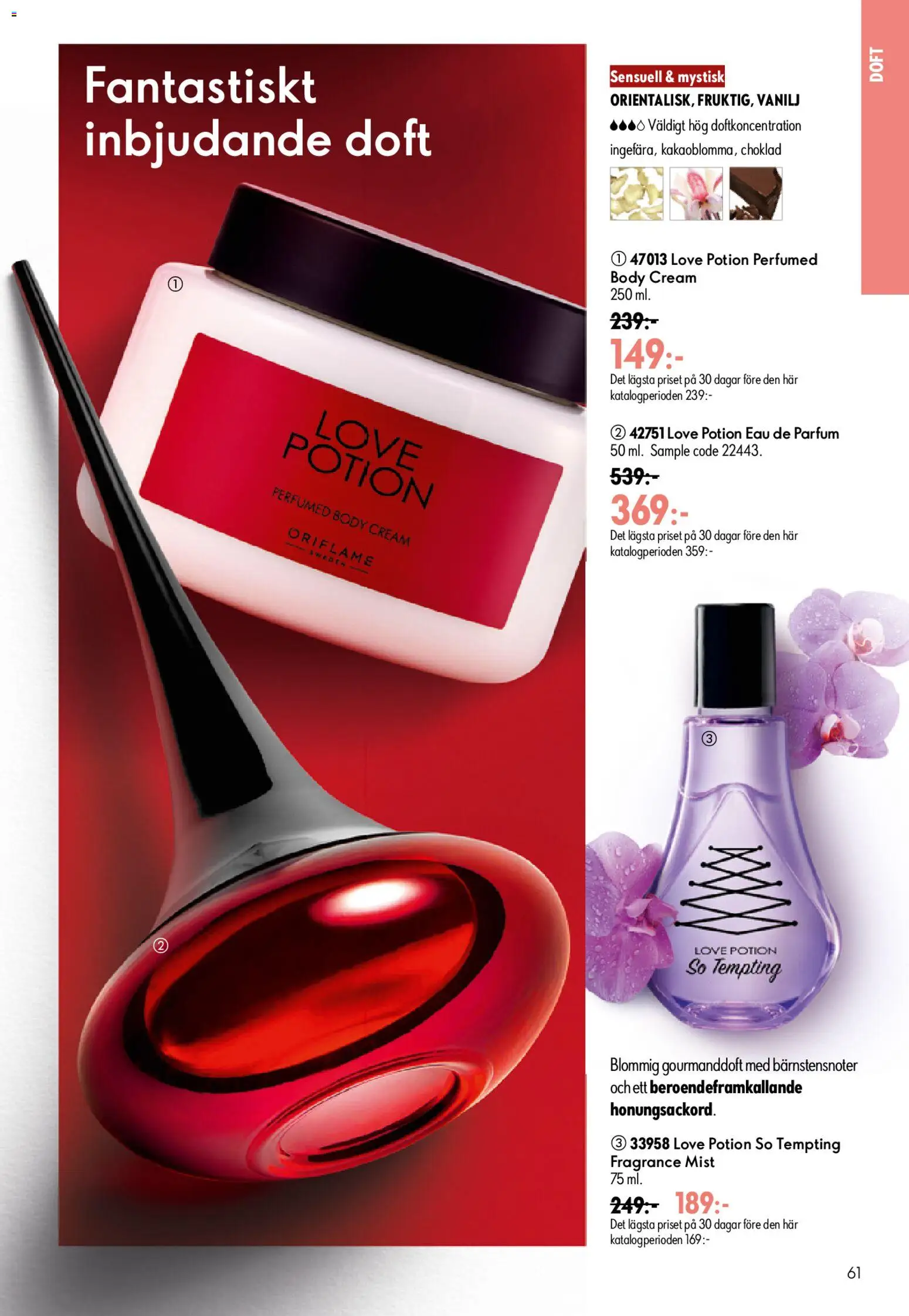 Oriflame reklamblad aktuell från 15/07/2026 | Sida: 61