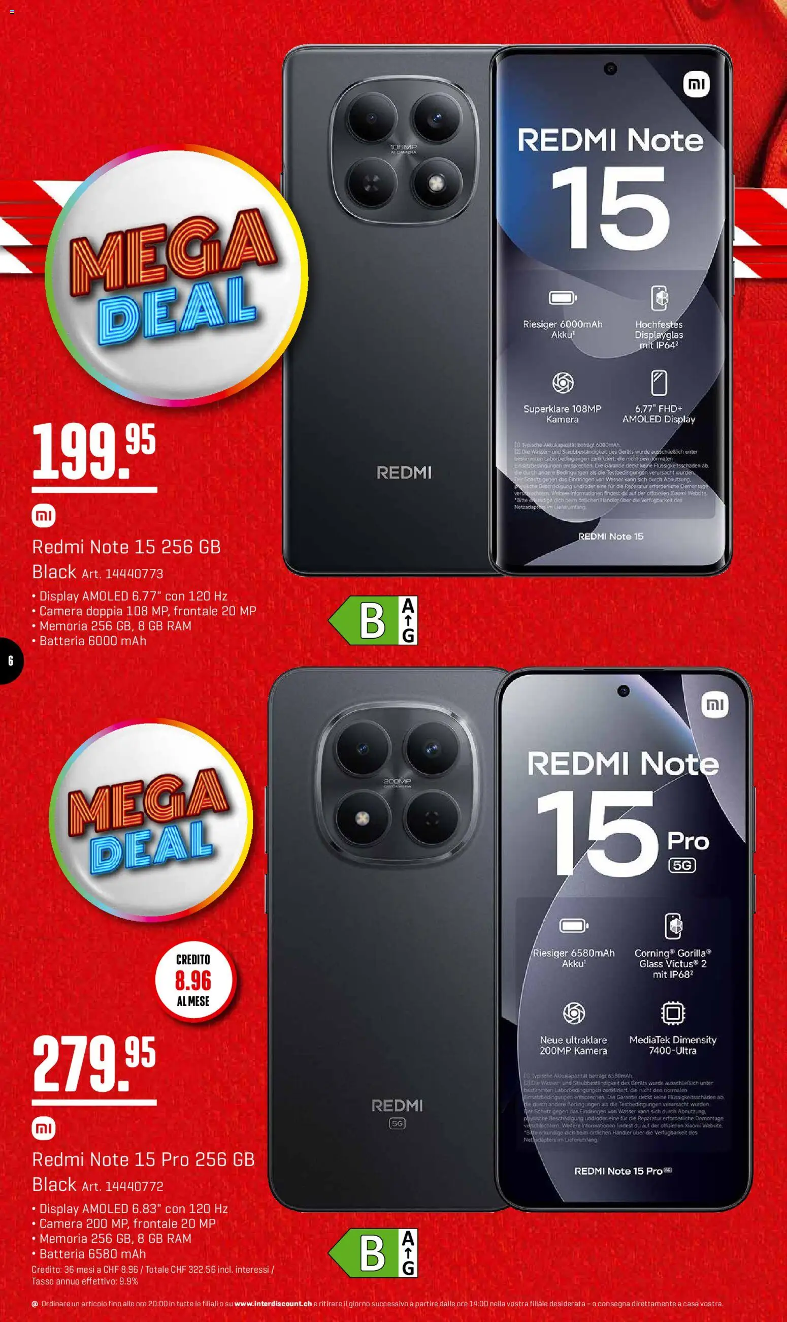 Interdiscount aktionen IT – gültig ab 19.10.2026 | Seite: 6 | Produkte: Kamera, Xiaomi