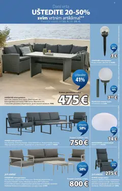 JYSK Katalog - Pregled kataloga iz trgovine JYSK, vrijedi od 22.06.2026 | Stranica: 5 | Proizvodi: Stol, Stolica, Kutna garnitura, Dvosjed