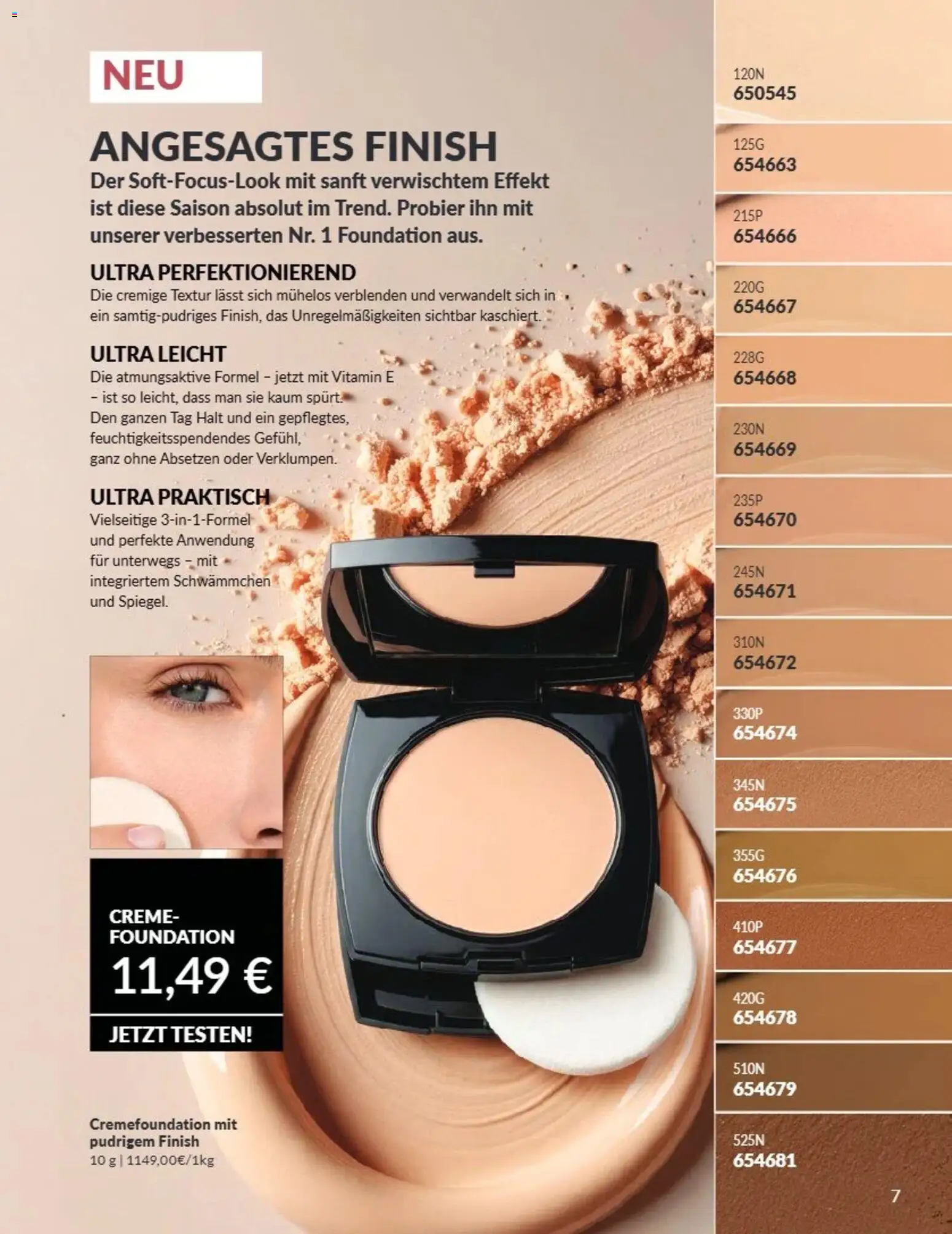AVON Katalog August 2026 – gültig ab 08.08.2026 | Seite: 7 | Produkte: Finish, Creme, Foundation