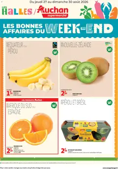 Auchan Les bons plan du week end dans votre super - Voorbeeld van een folder van Auchan, geldig van 27/08/2026