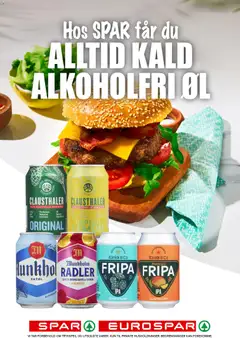 Forhåndsvisning av Spar kundeavis gyldig fra 20/07/2026 | Side: 22 | Produkter: Øl, Bringebær, Mango, Tuperingsborste