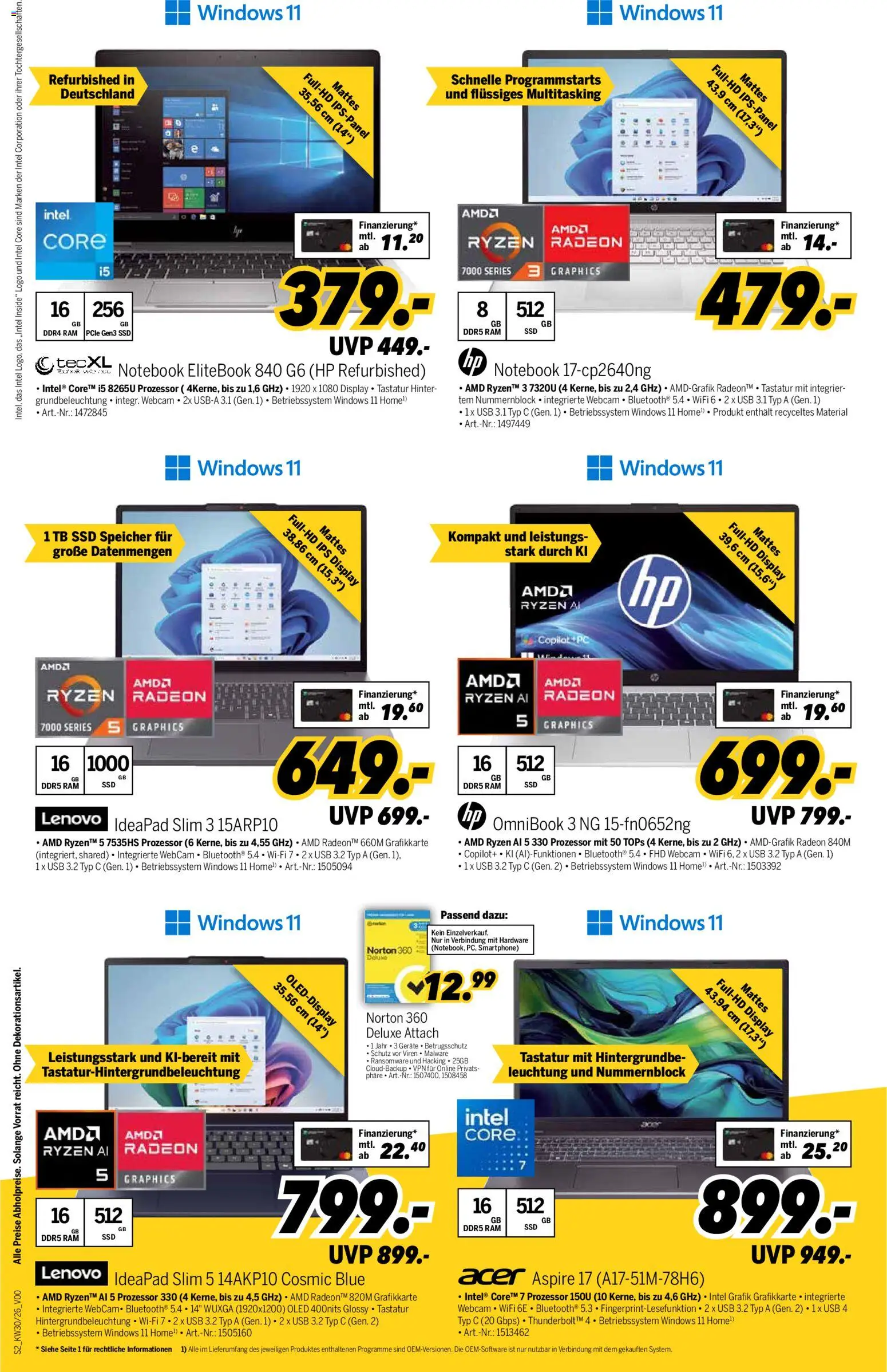 Medimax Prospekt – gültig ab 18.07.2026 | Seite: 2 | Produkte: HP, Notebook, Grafikkarte, Smartphone