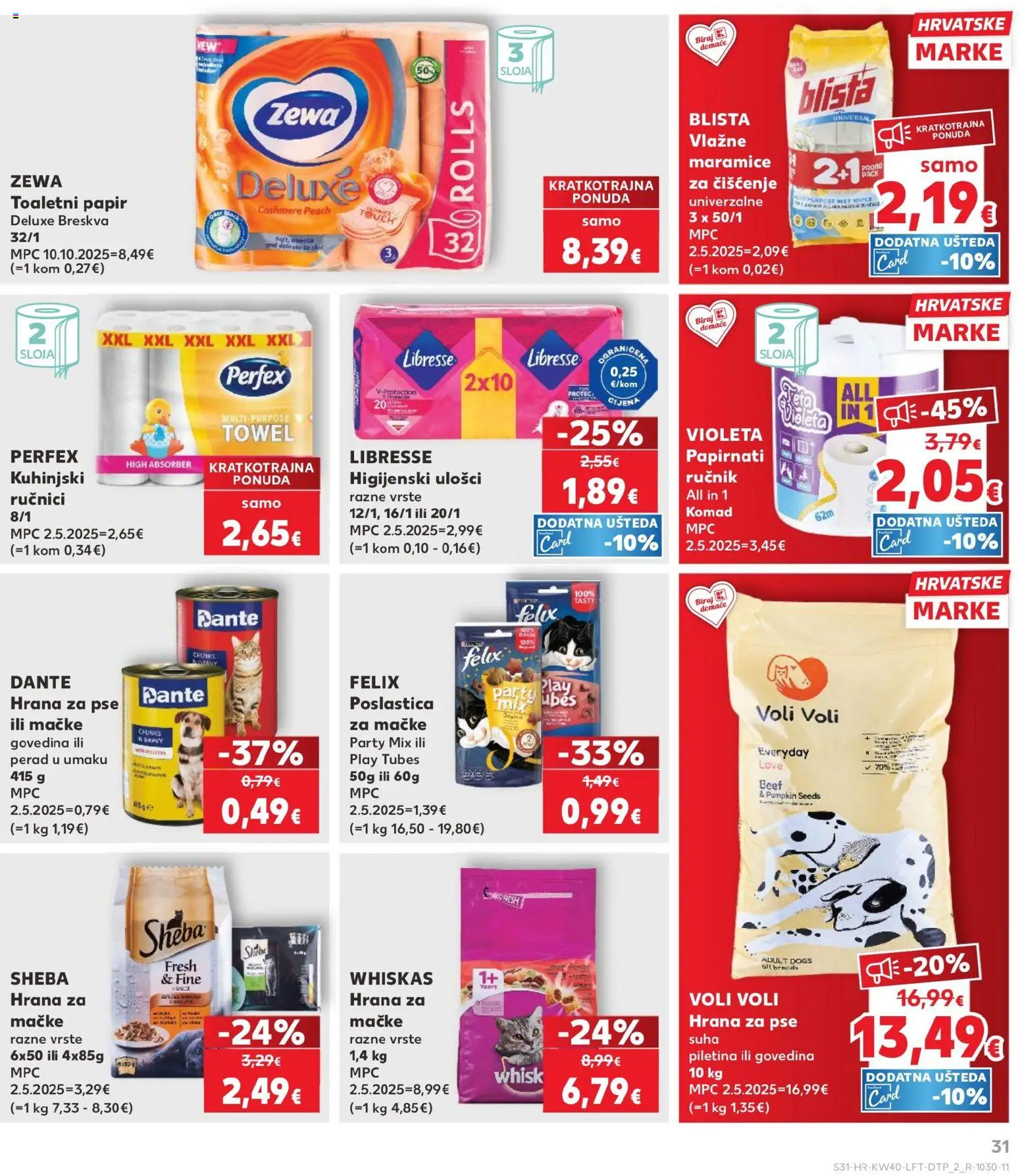 Kaufland HR akciós ujság - amely érvényes a következő dátumtól: 2026.09.30. | Oldal: 31