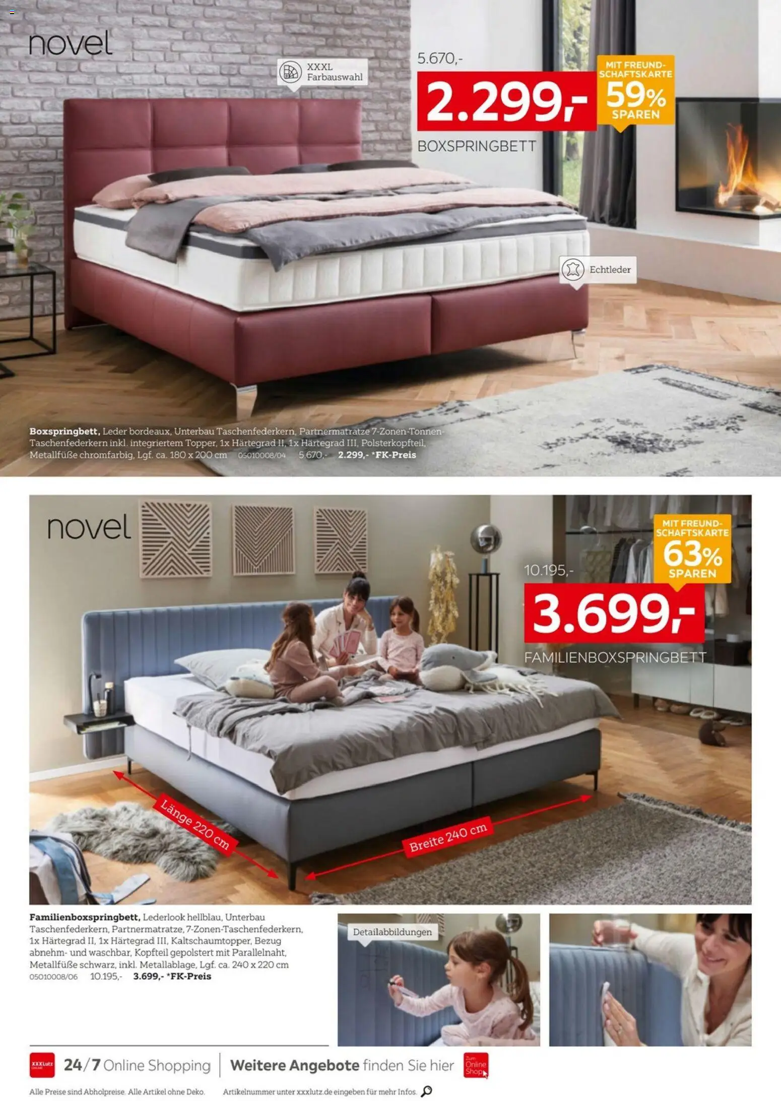 XXXLutz Betten Spezial – gültig ab 13.06.2026 | Seite: 6 | Produkte: Boxspringbett