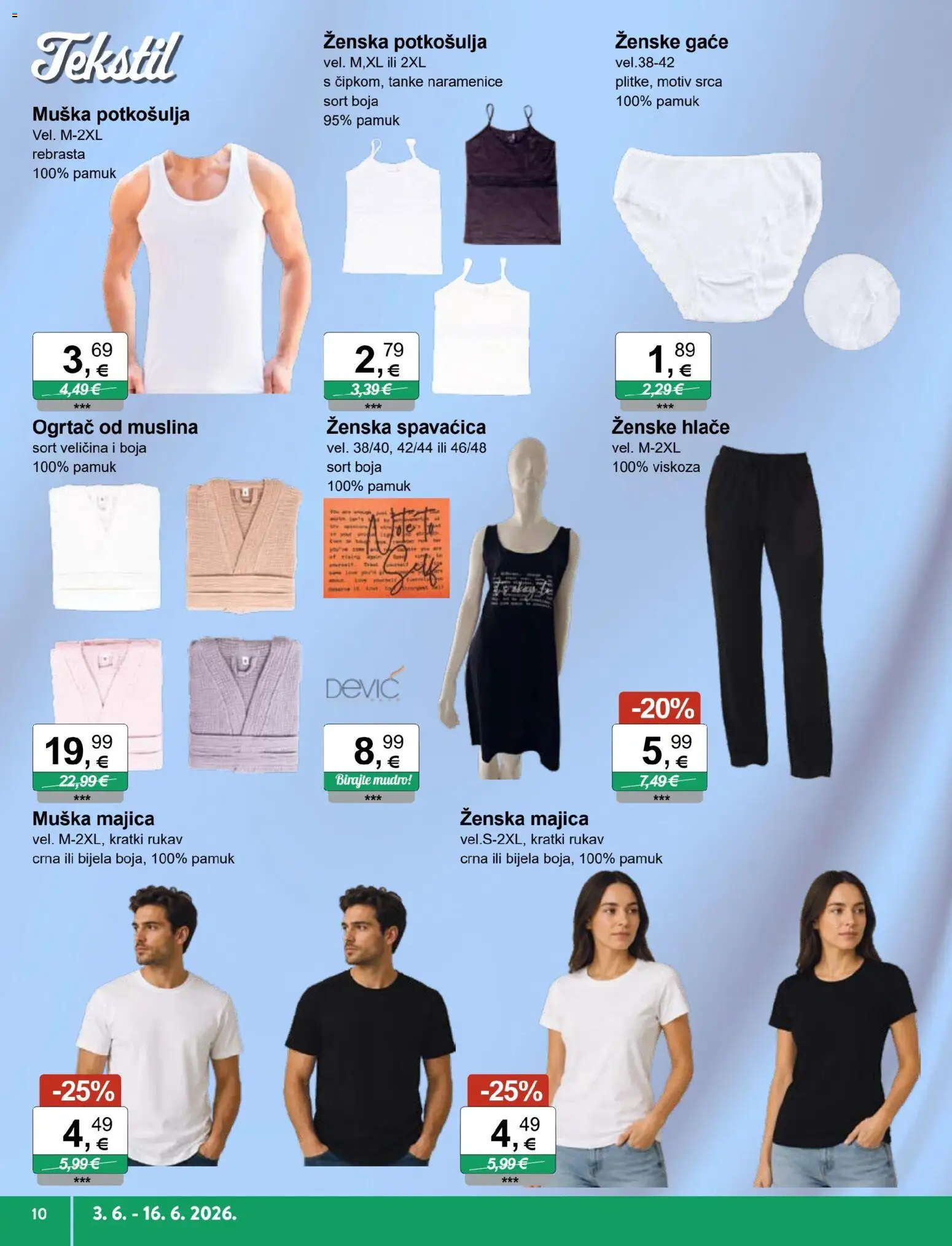 KTC katalog | vrijedi od 03.06.2026 | Stranica: 10 | Proizvodi: Majica, Hlače