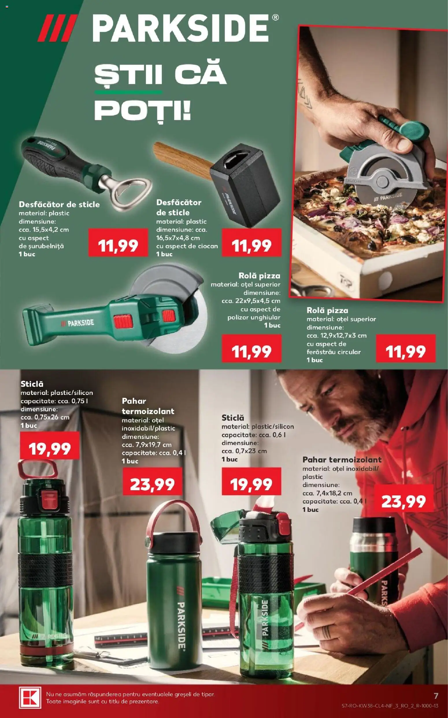 Noul catalog Kaufland – valabil de la 16.09.2026 | Pagină: 7 | Produse: Ferăstrău, Polizor, Polizor Unghiular, Parkside