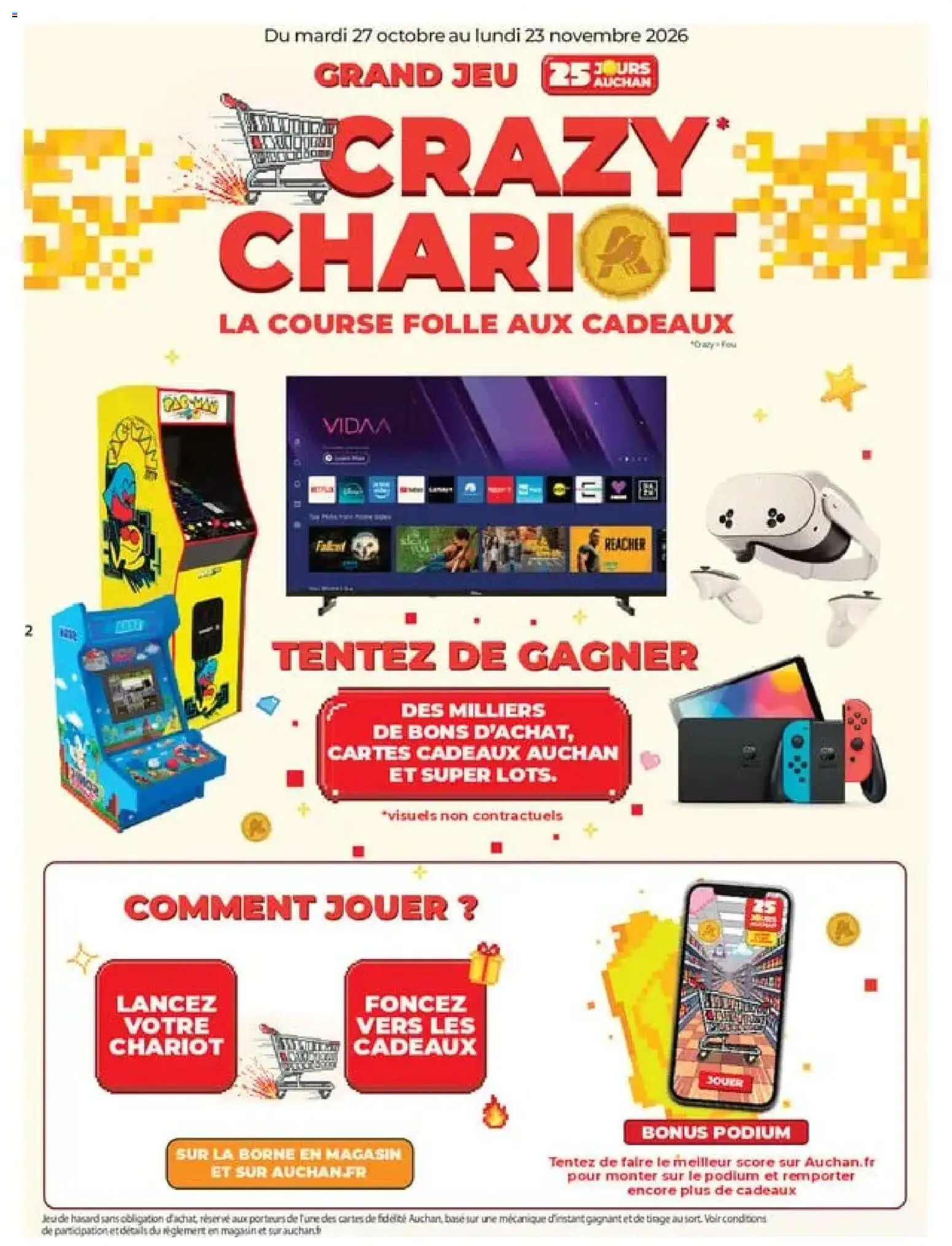 {H1} | Page: 2 | Produits: Télévision, Vidéo, Chariot, Casque