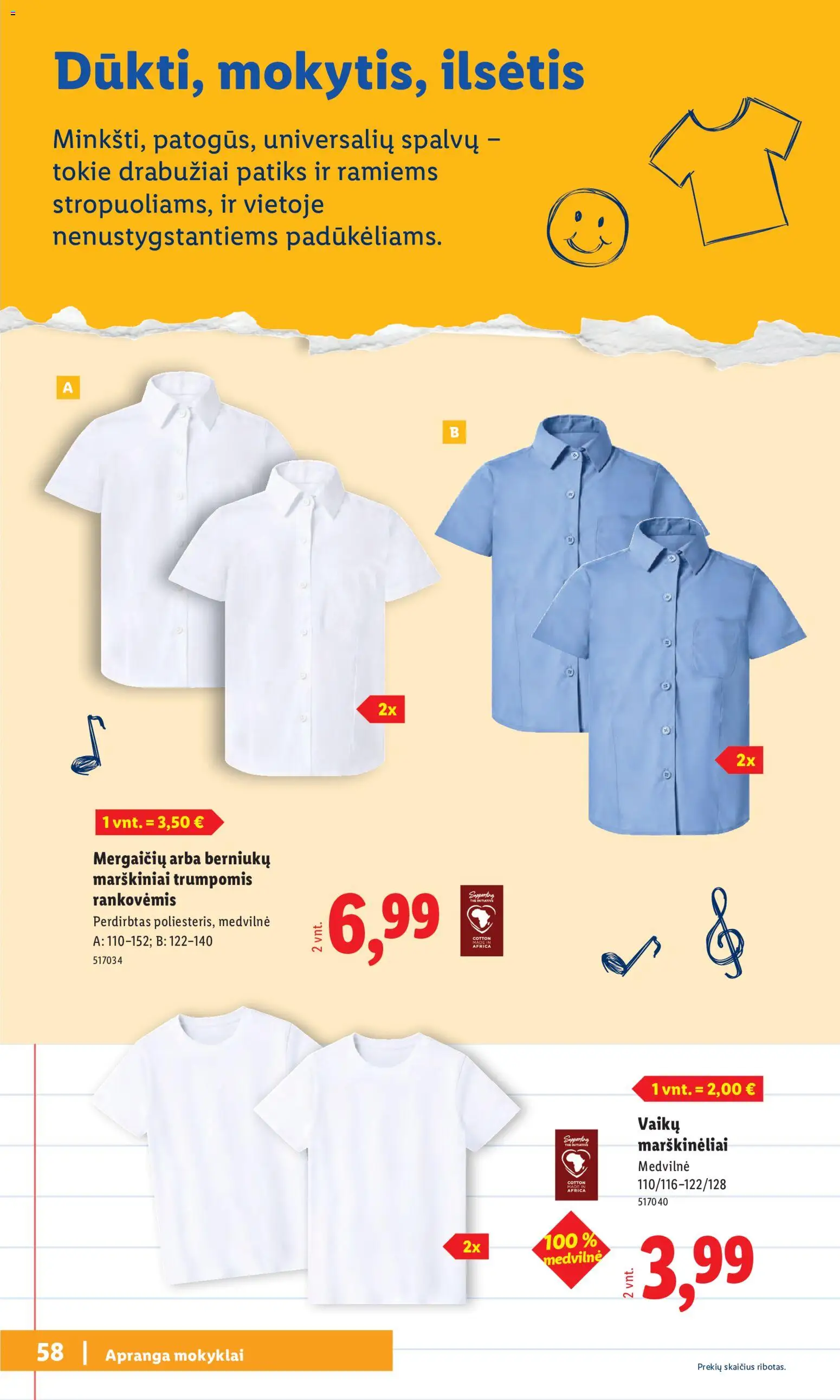 LIDL akcijos nuo 2026.07.20 | Puslapis: 58 | Prekių: Kelnes