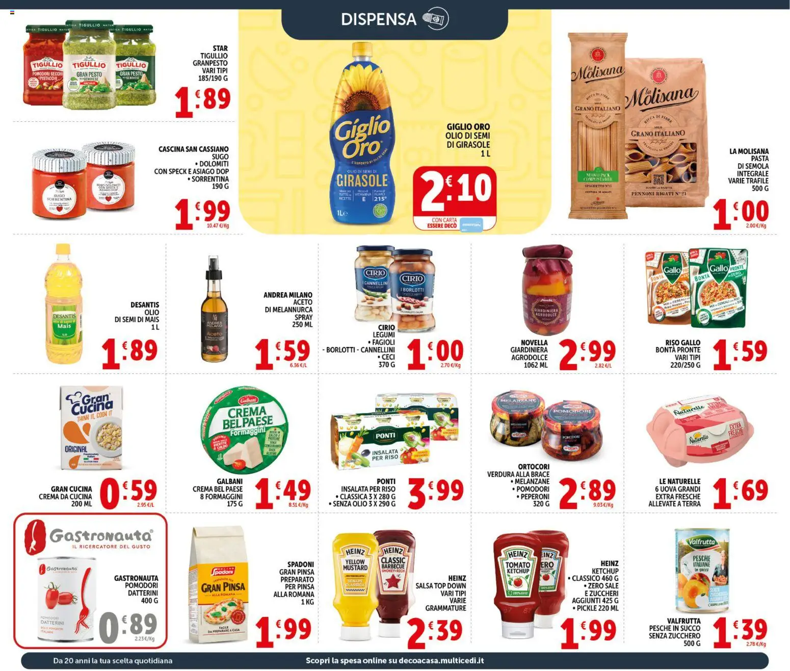Volantino Decò del 20.05.2026 | Pagina: 14 | Prodotti: Crema, Sale, Pesto, Pomodori secchi
