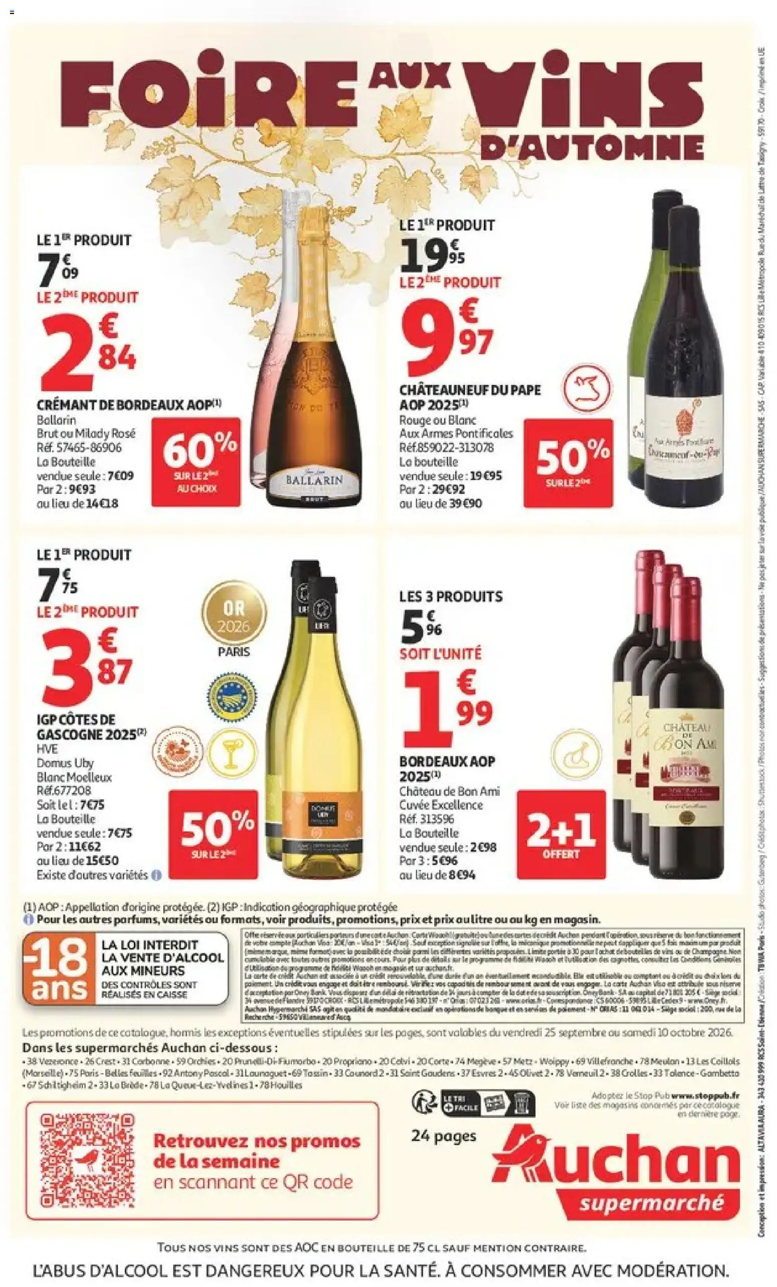 {H1} | Page: 24 | Produits: Impression, Crémant, Blanc moelleux, Chateauneuf du pape