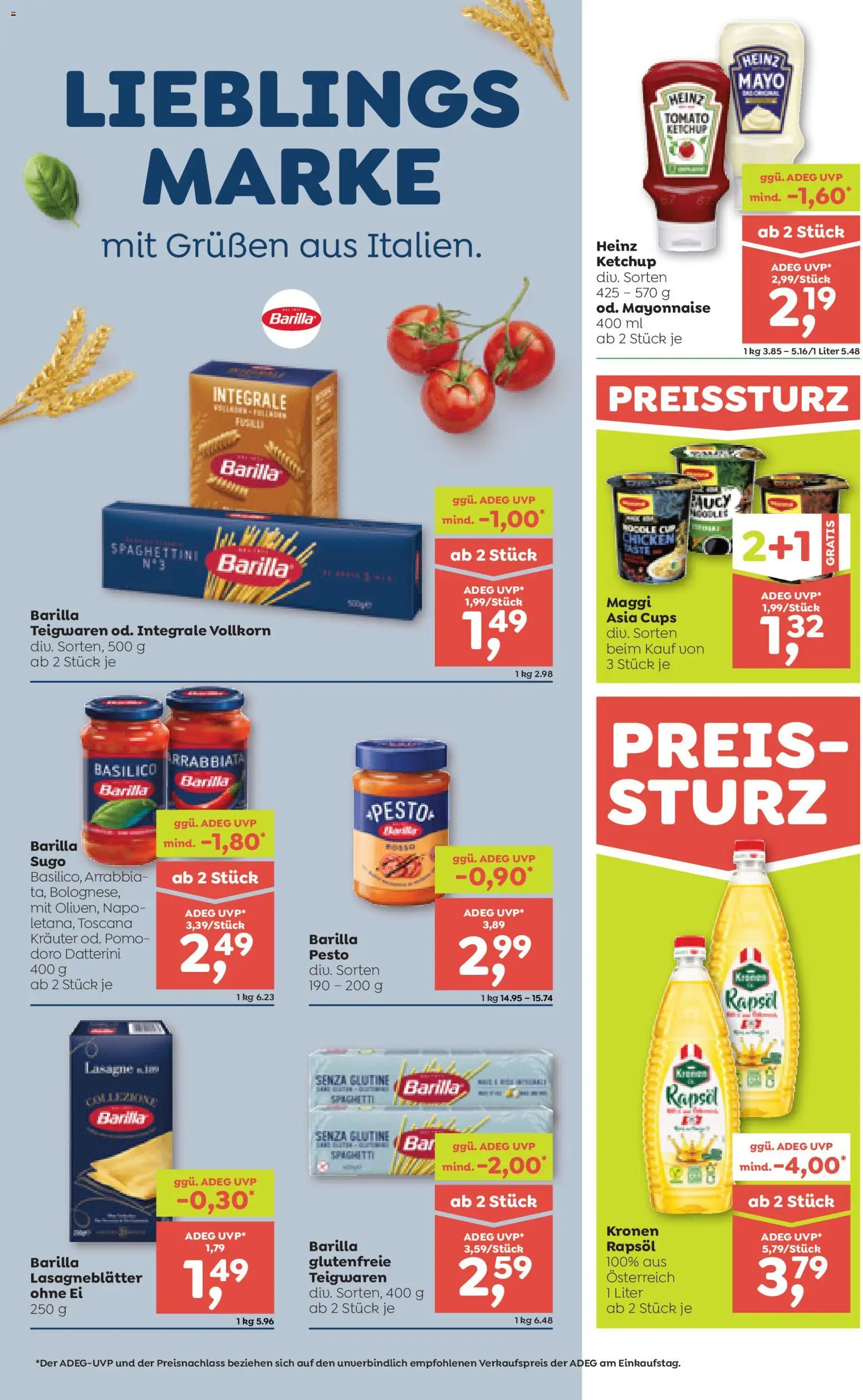 ADEG Flugblatt gültig ab 28.05.2026 | Seite: 10 | Produkte: Ketchup, Mayonnaise