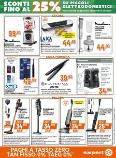 Anteprima del volantino Expert volantino valido a partire dal 24/09/2026 | Pagina: 12 | Prodotti: Frullatore, Pavimento, Scopa, Dyson