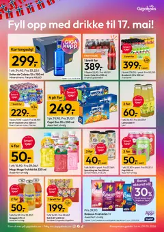 Forhåndsvisning av Gigaboks kundeavis gyldig fra 04.05.2026 | Side: 4 | Produkter: Mango, Capri, Iste, Кумкват