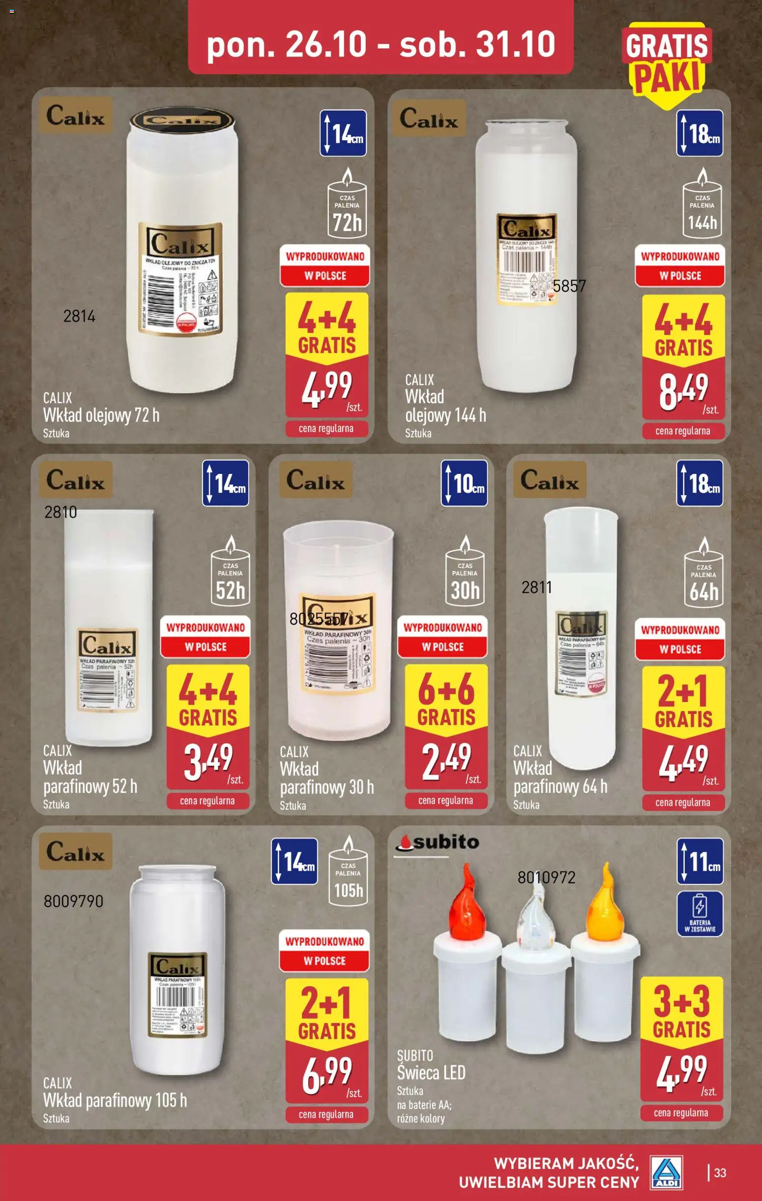 Aldi gazetka od 26.10.2026 | Strona: 33