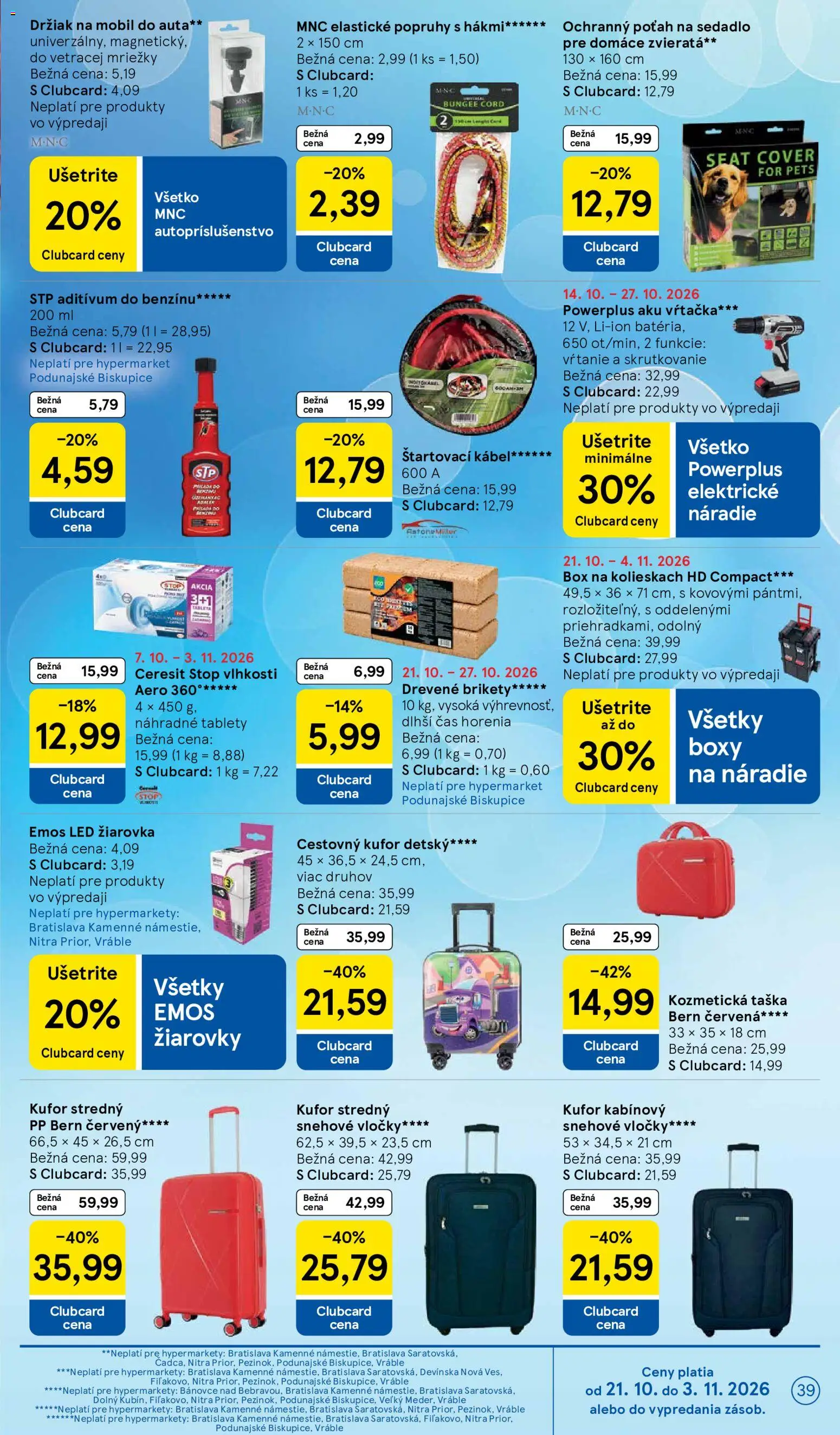Nové Tesco akcie – leták je platný od 21.10.2026 | Strana: 39