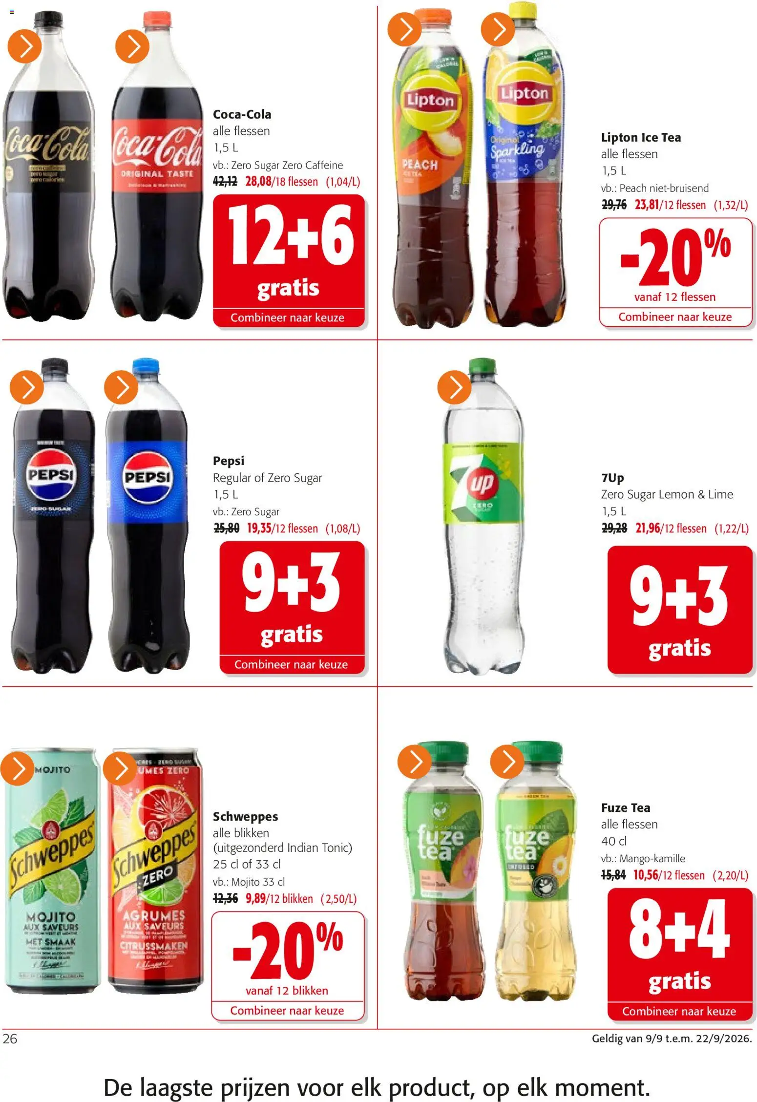 {H1} | Pagina: 26 | Producten: Tonic, Pepsi