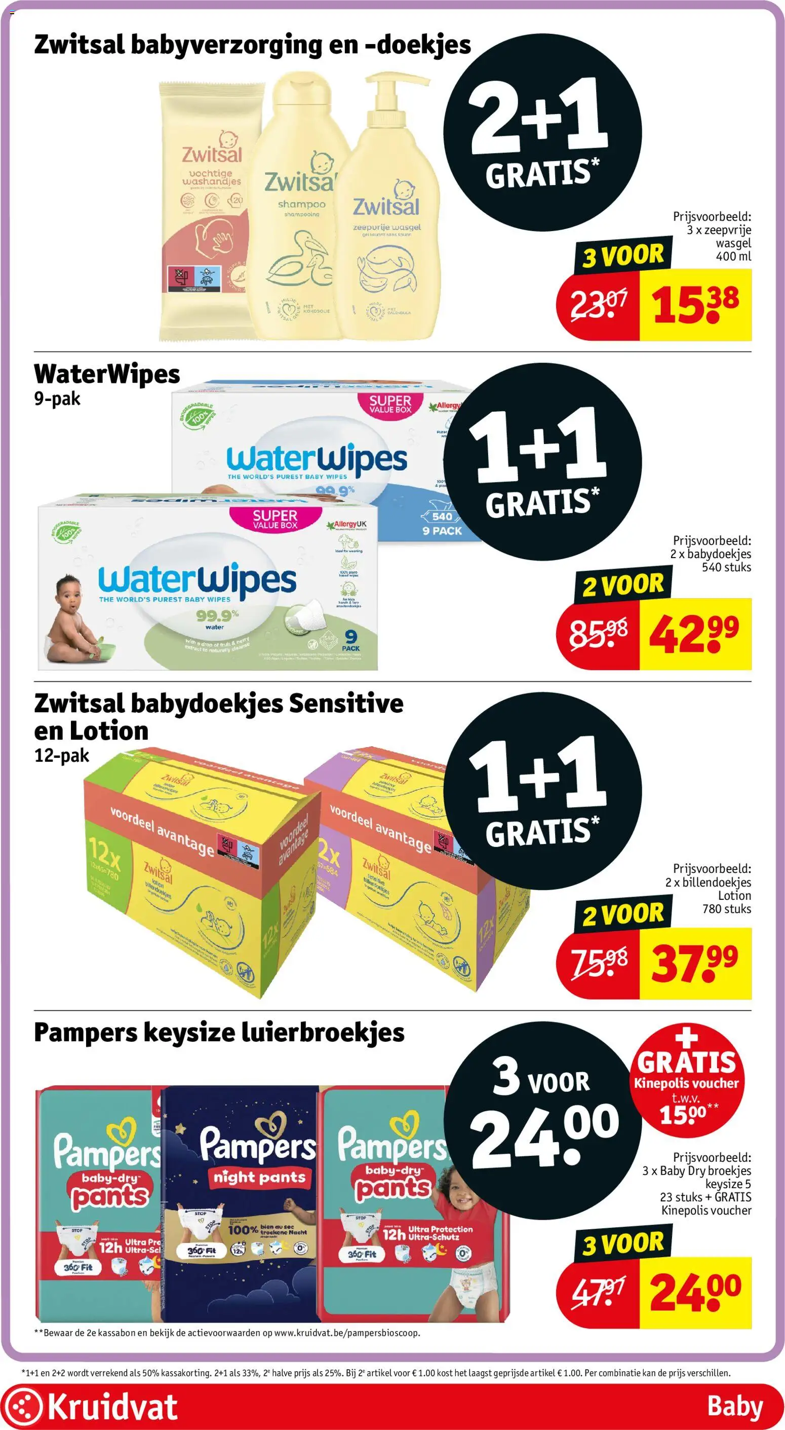 {H1} | Pagina: 55 | Producten: Pampers, Babydoekjes, Geur, Shampoo