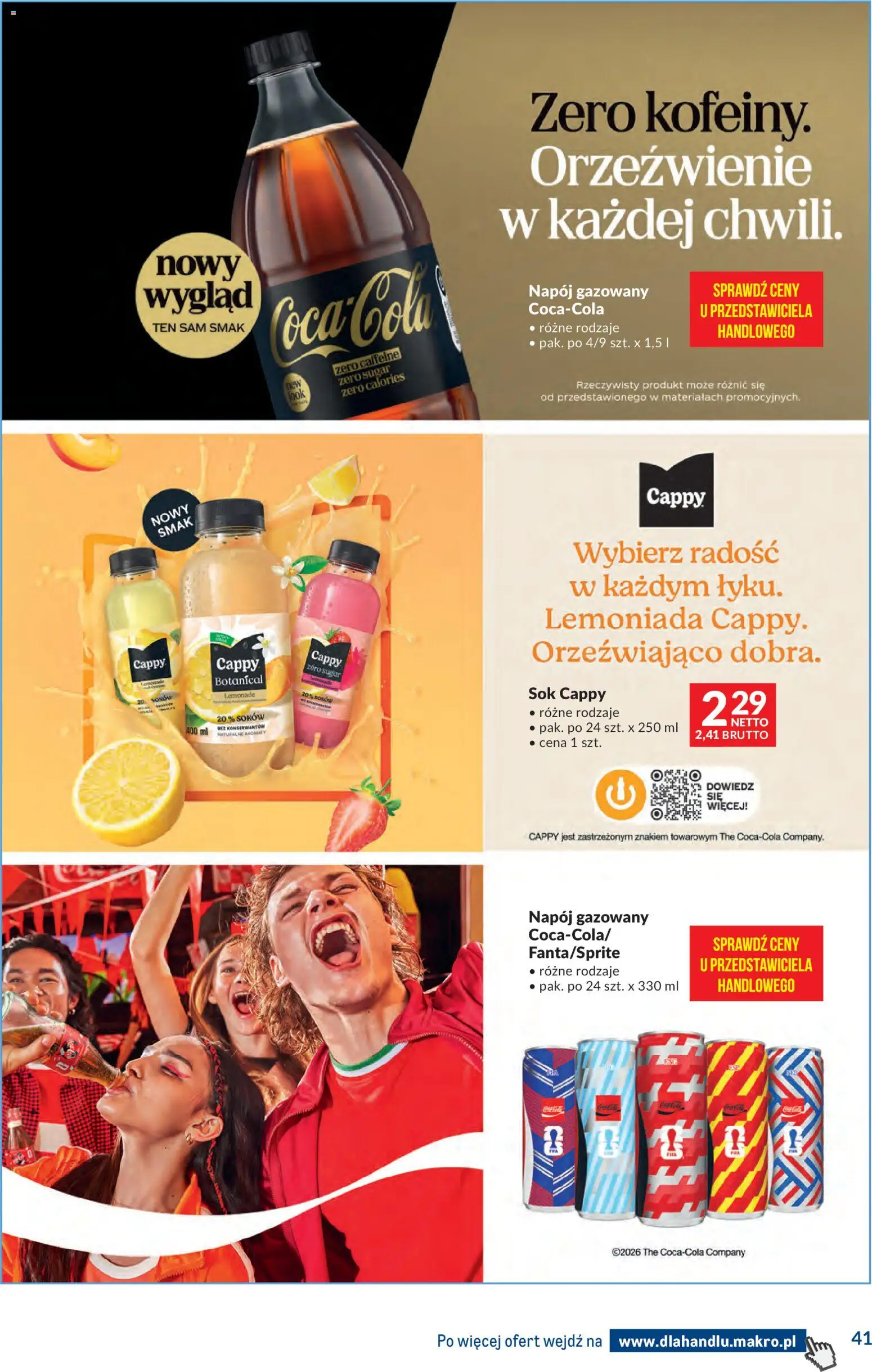Makro gazetka - Dystrybucja do sklepów od 12.05.2026 | Strona: 41 | Produkty: Sok