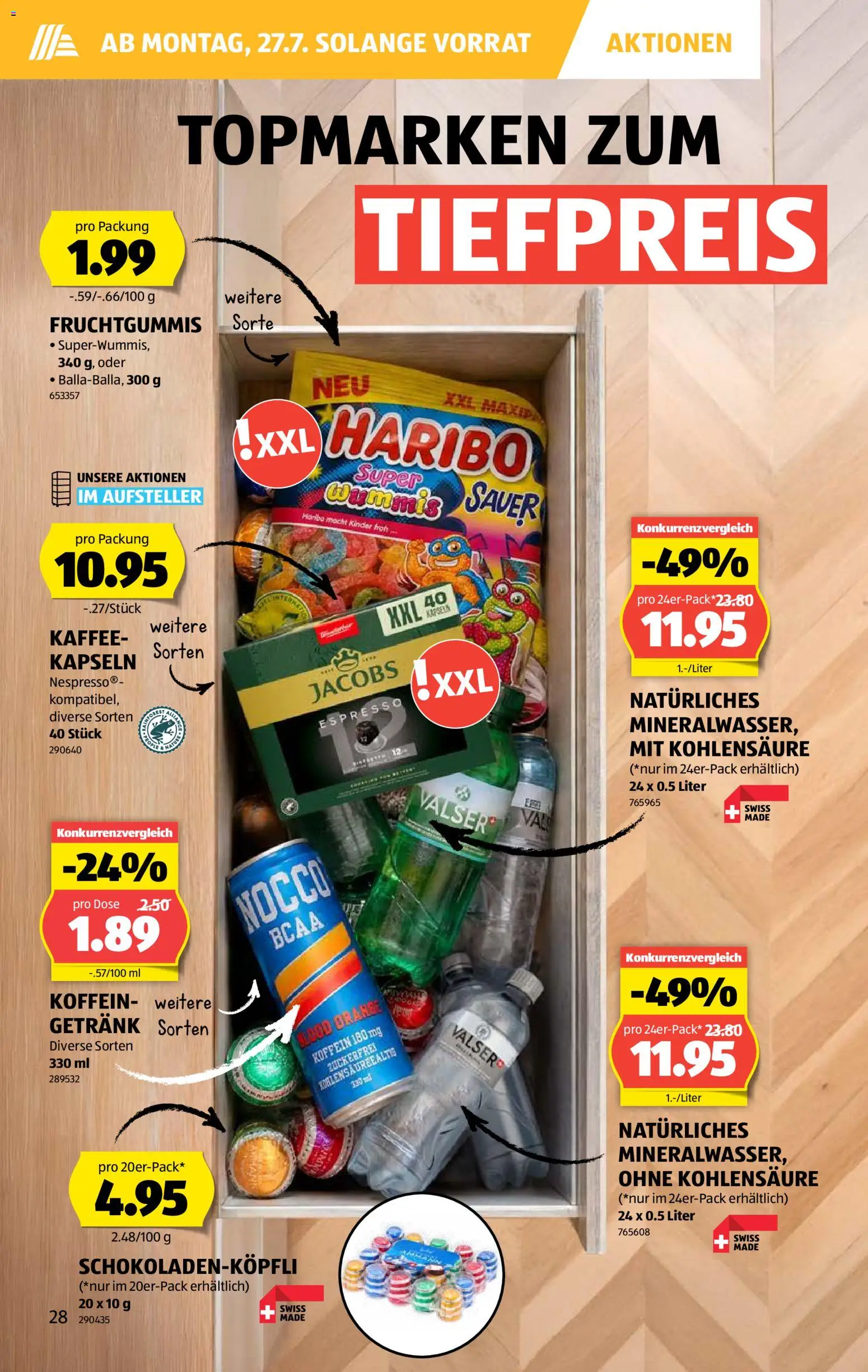 Aldi aktionen – gültig ab 23.07.2026 | Seite: 28 | Produkte: Kaffee