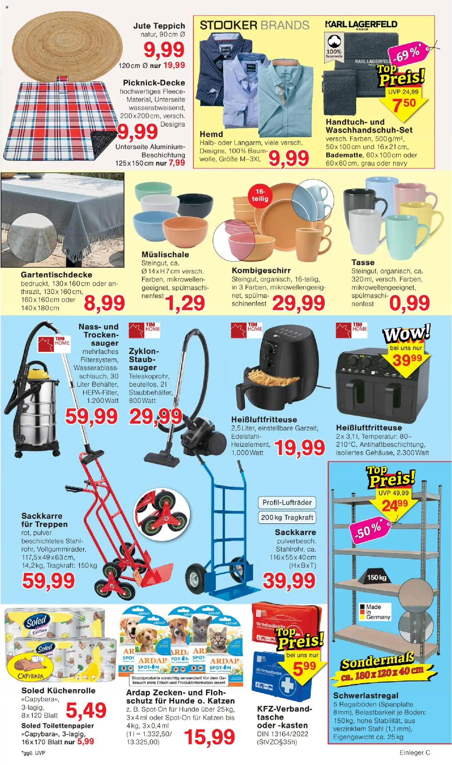 Wiglo Wunderland Prospekt – gültig ab 26.05.2026 | Seite: 9 | Produkte: Tasche, Teppich, Hemd, Schwerlastregal