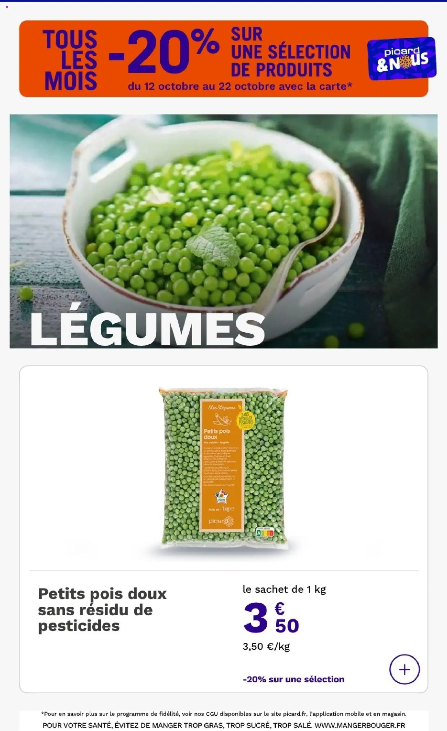 {H1} | Page: 21 | Produits: Petits pois, Pois