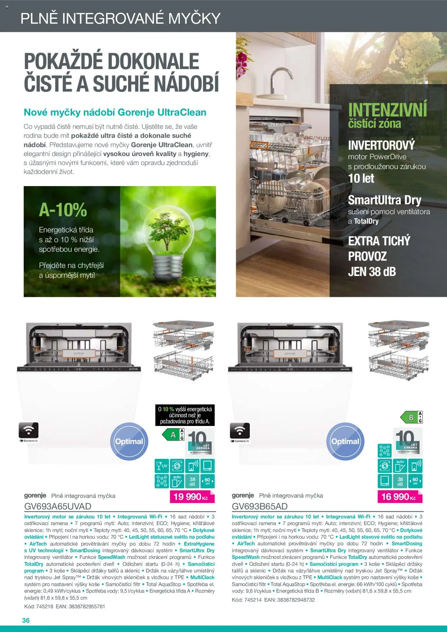 Möbelix leták - Gorenje od 01.01.2026 | Strana: 36 | Produkty: Nádobí, Myčka, Ventilátor