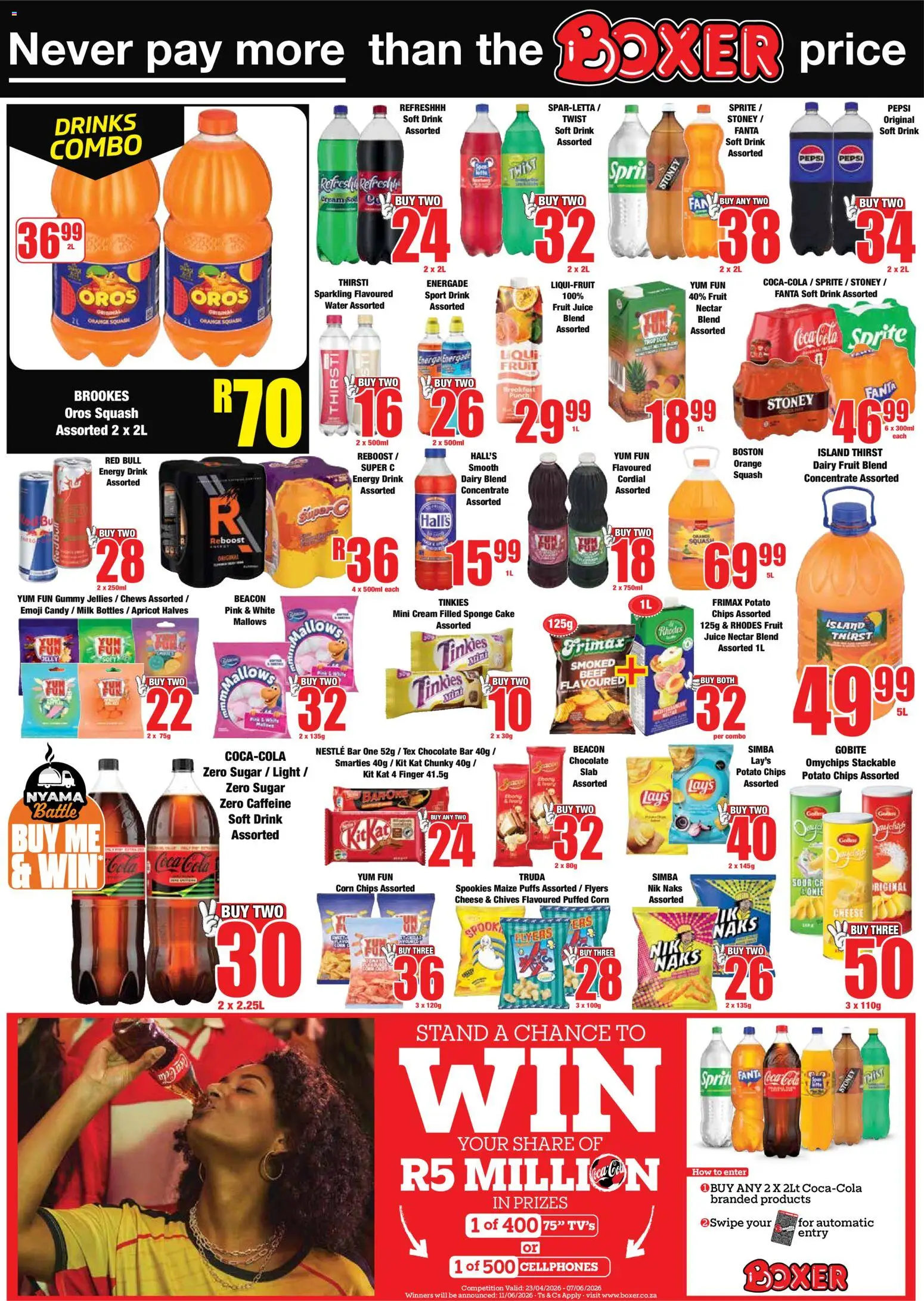 New Boxer catalogue – valid from 11.05.2026 | Page: 4 | Products: Corn, Beef, Stoney, Chips