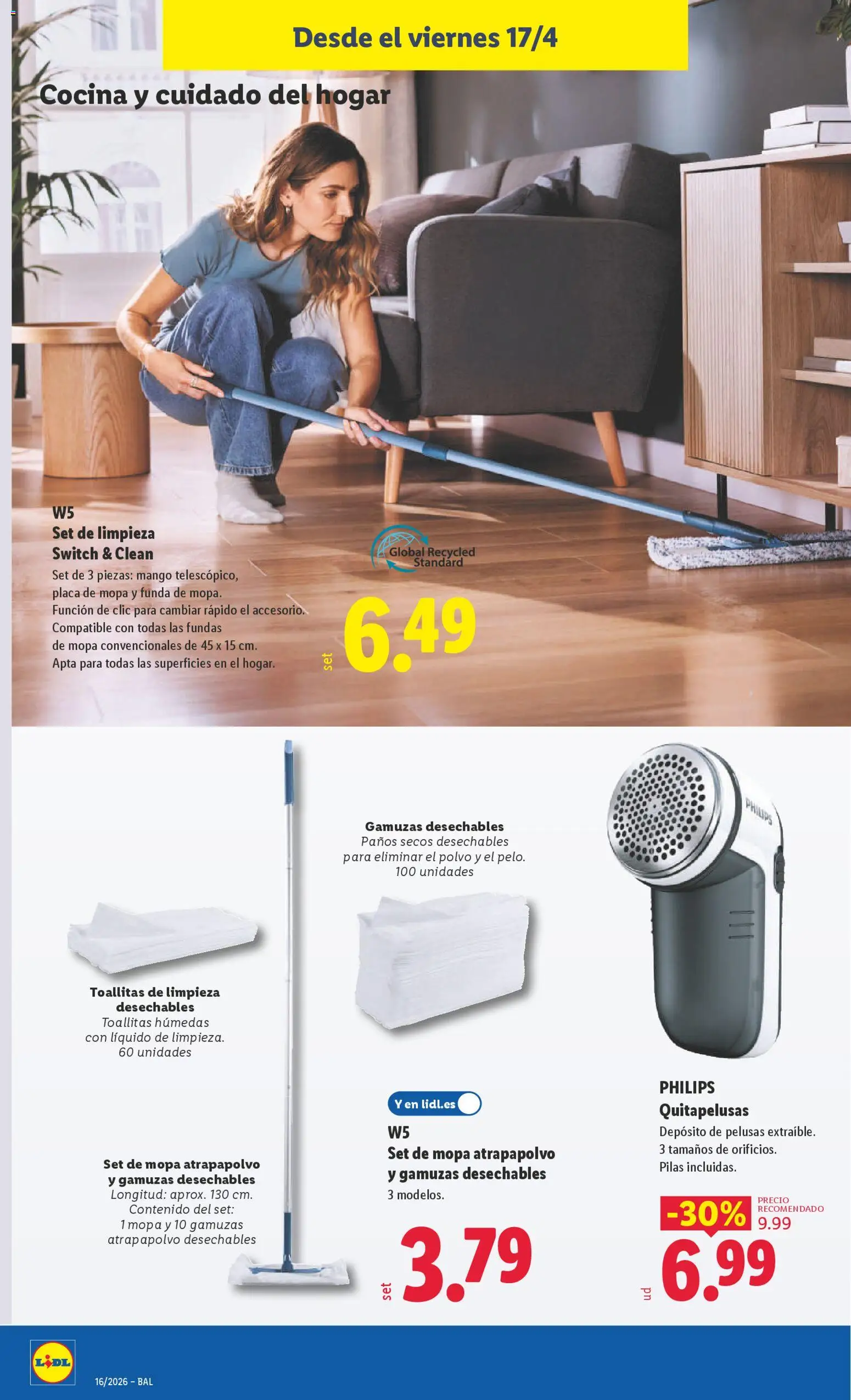 Lidl folleto de bazar │ válido desde el 13.04.2026 | Página: 20 | Productos: Polvo, Funda, Cocina, Table pliante