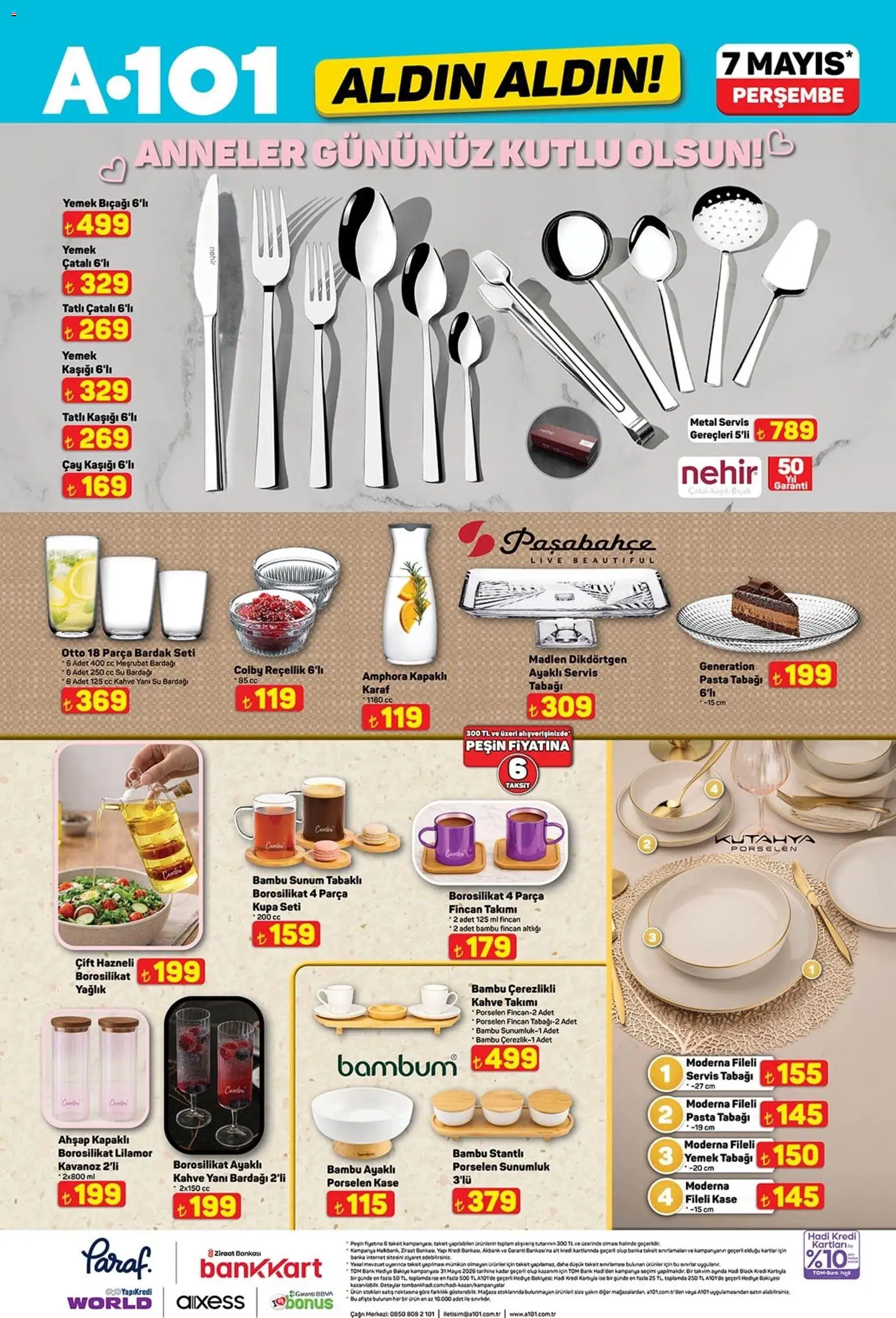 A101 - Katalog Aldın Aldın - 07.05.2026 tarihinden itibaren geçerlidir | Sayfa: 10 | Ürünler: Kaşe, Çay, Su, Su bardağı