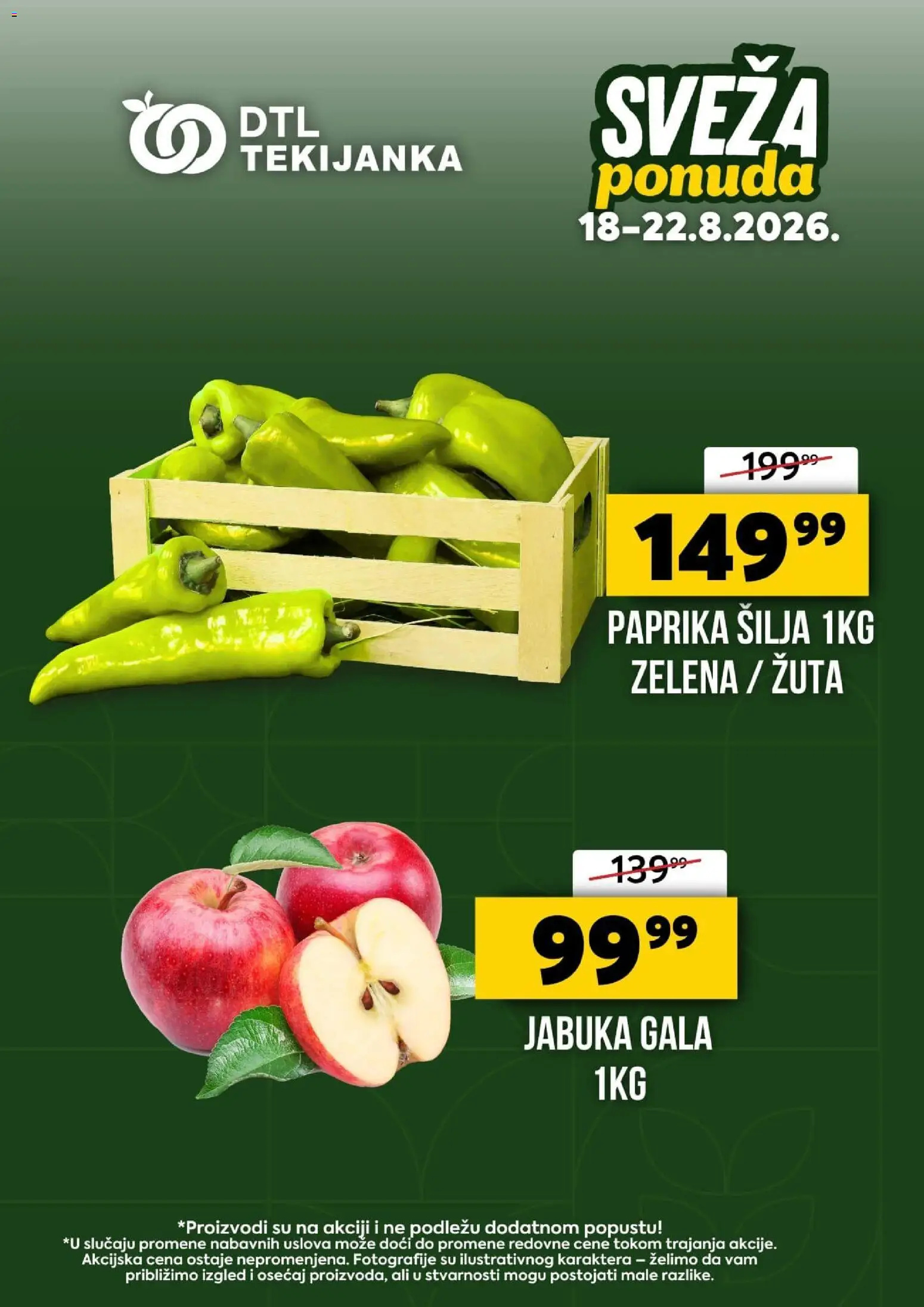 Tekijanka katalog - važi od 18.08.2026 | Strana: 1 | Proizvode: Paprika