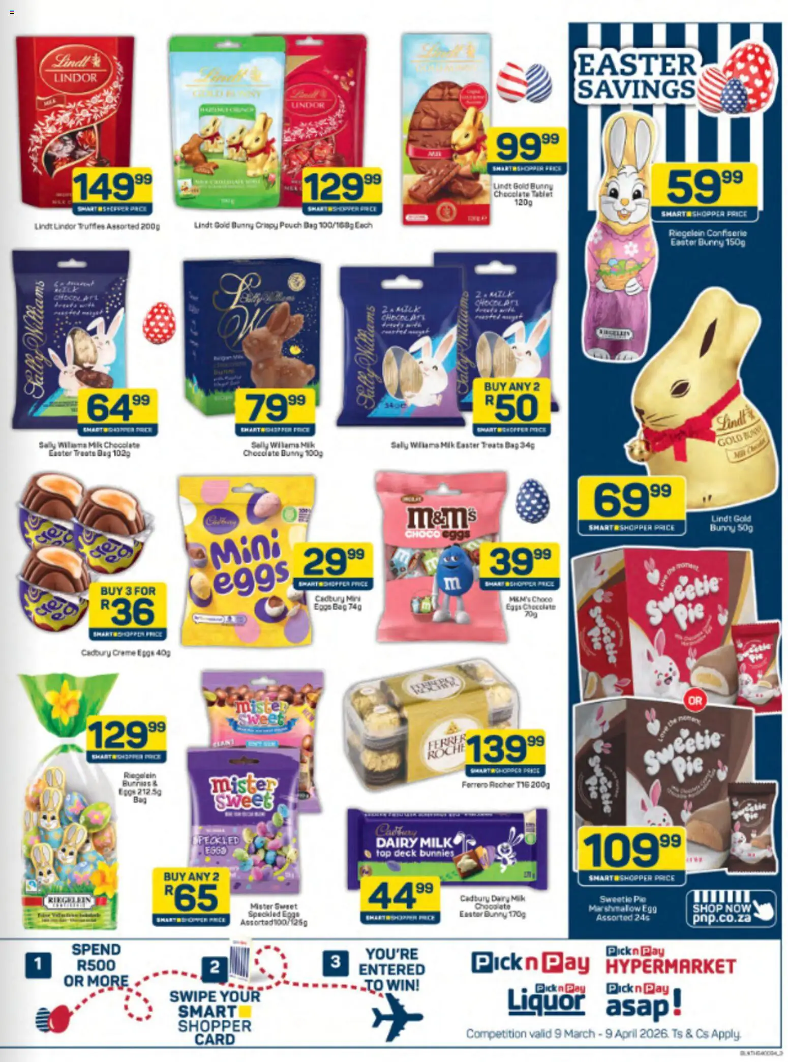 New Pick n Pay catalogue – valid from 09.03.2026 | Page: 3 | Products: Tablet, Bag, Eggs, Chocolate