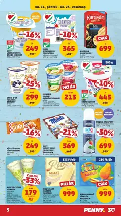 SISSY ZSÍRSZEGÉNY TEHÉNTÚRÓ vákuumcsomagolt, 250 g, 1460 Ft/kg - amely érvényes a következő dátumtól: 2026.08.21. | Oldal: 3